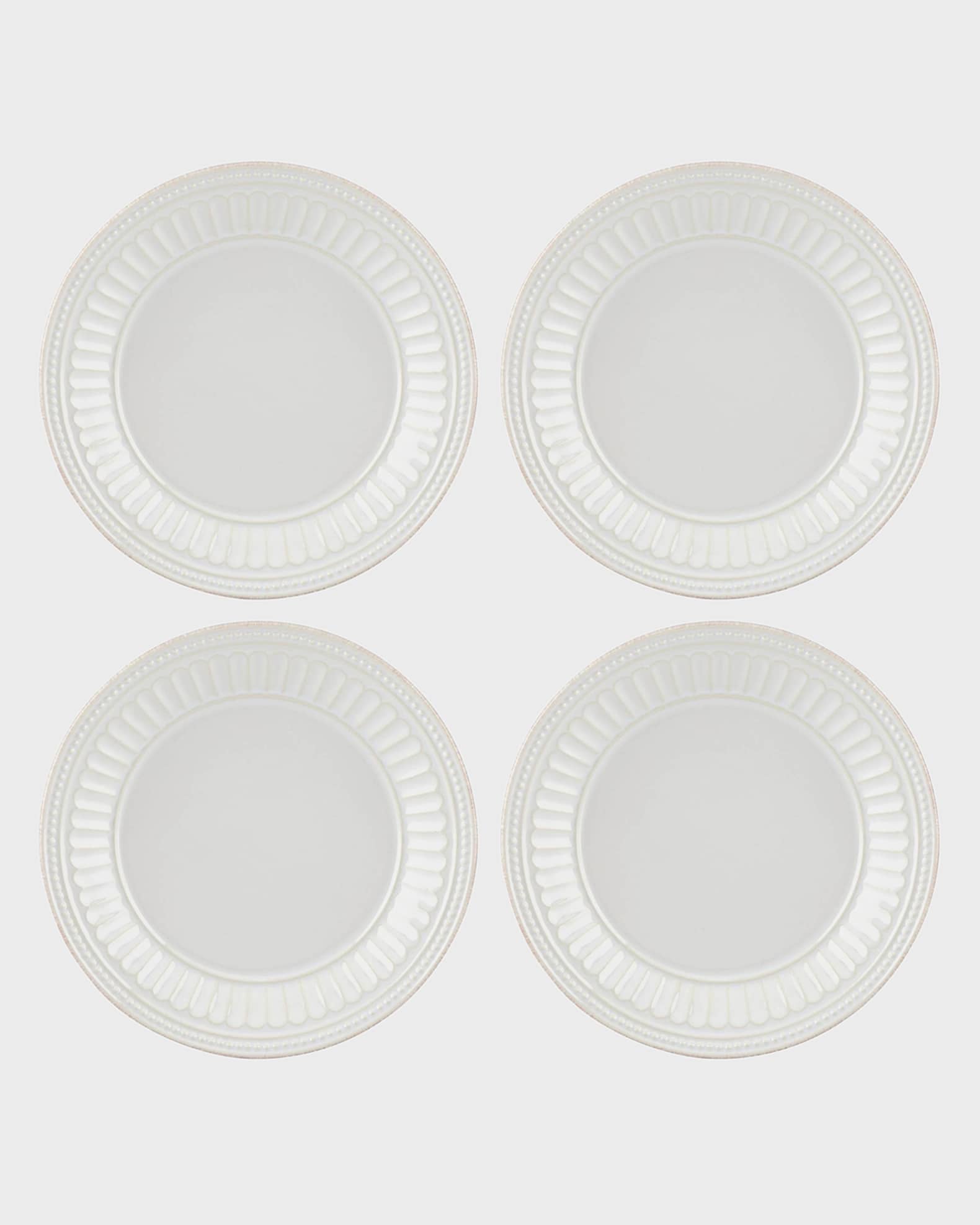Lenox French Perle Groove Dessert Plates, Set of 4 Neiman Marcus