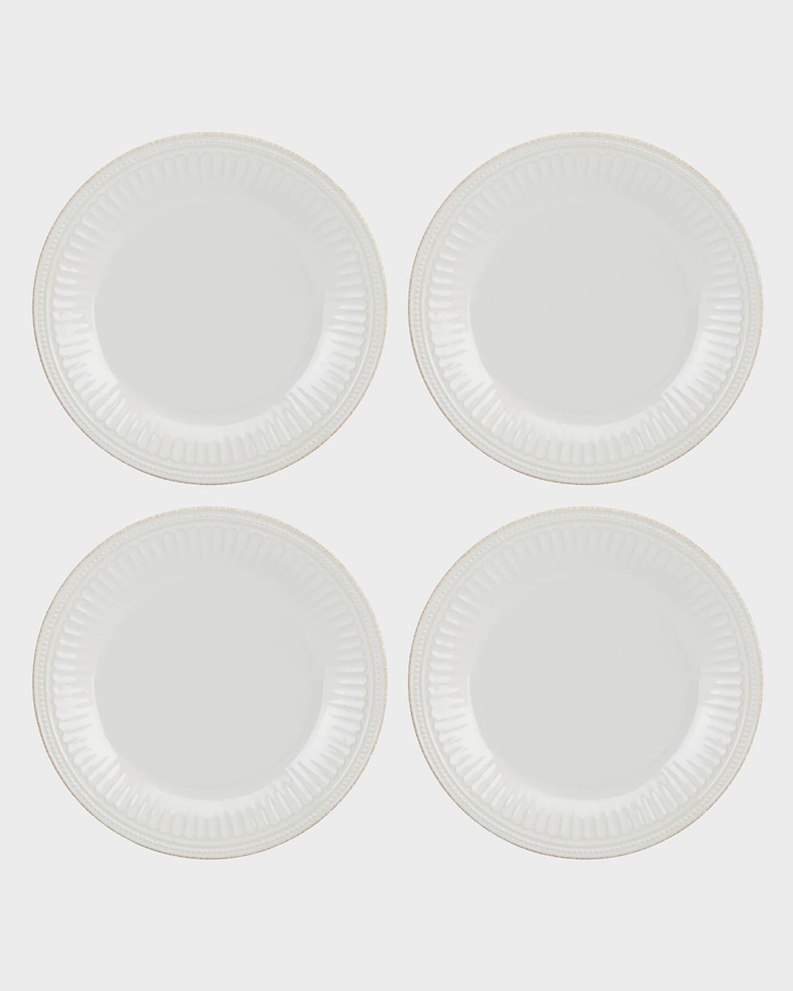 Lenox French Perle Groove Dinner Plates, Set of 4 Neiman Marcus