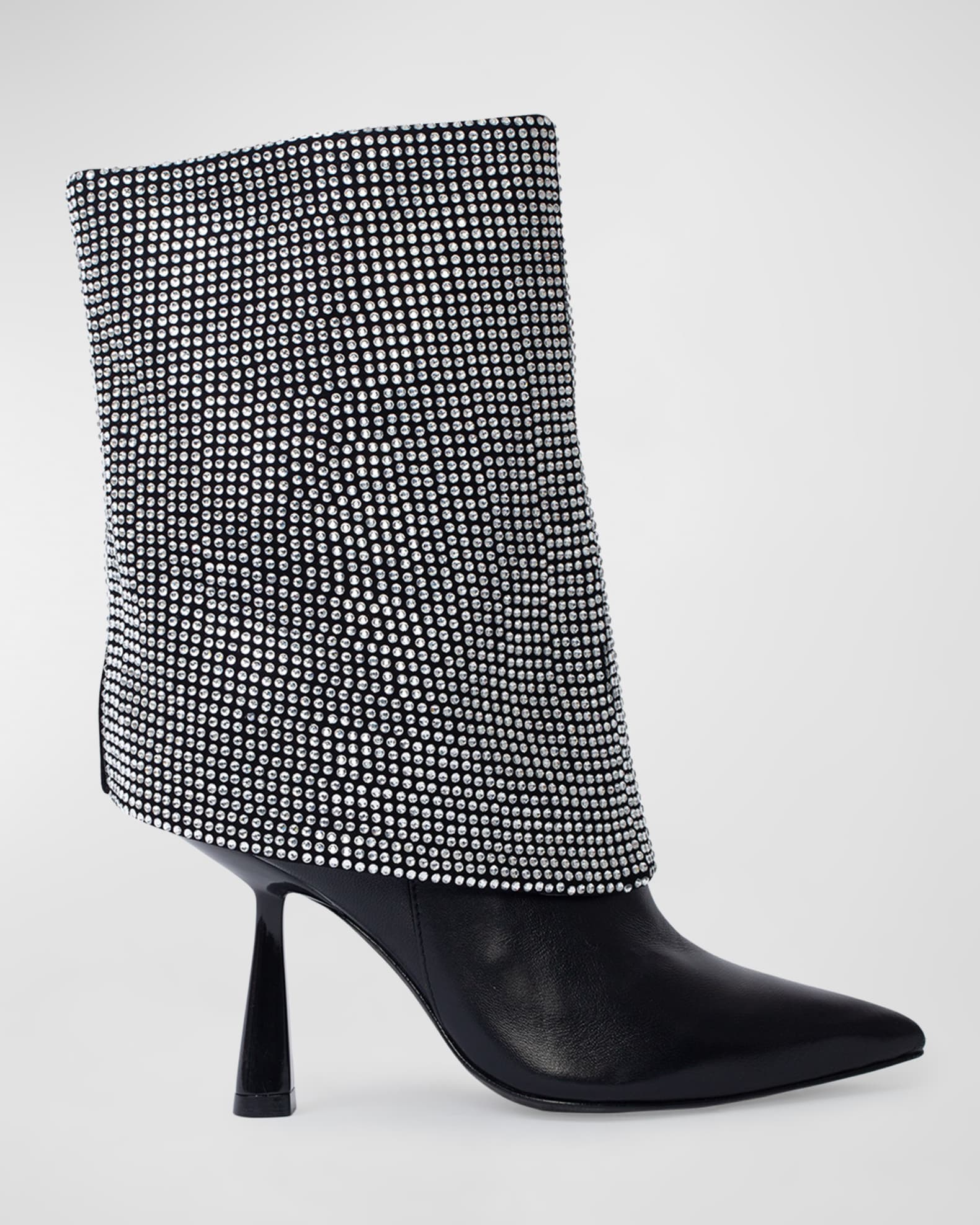 black suede stiletto boots