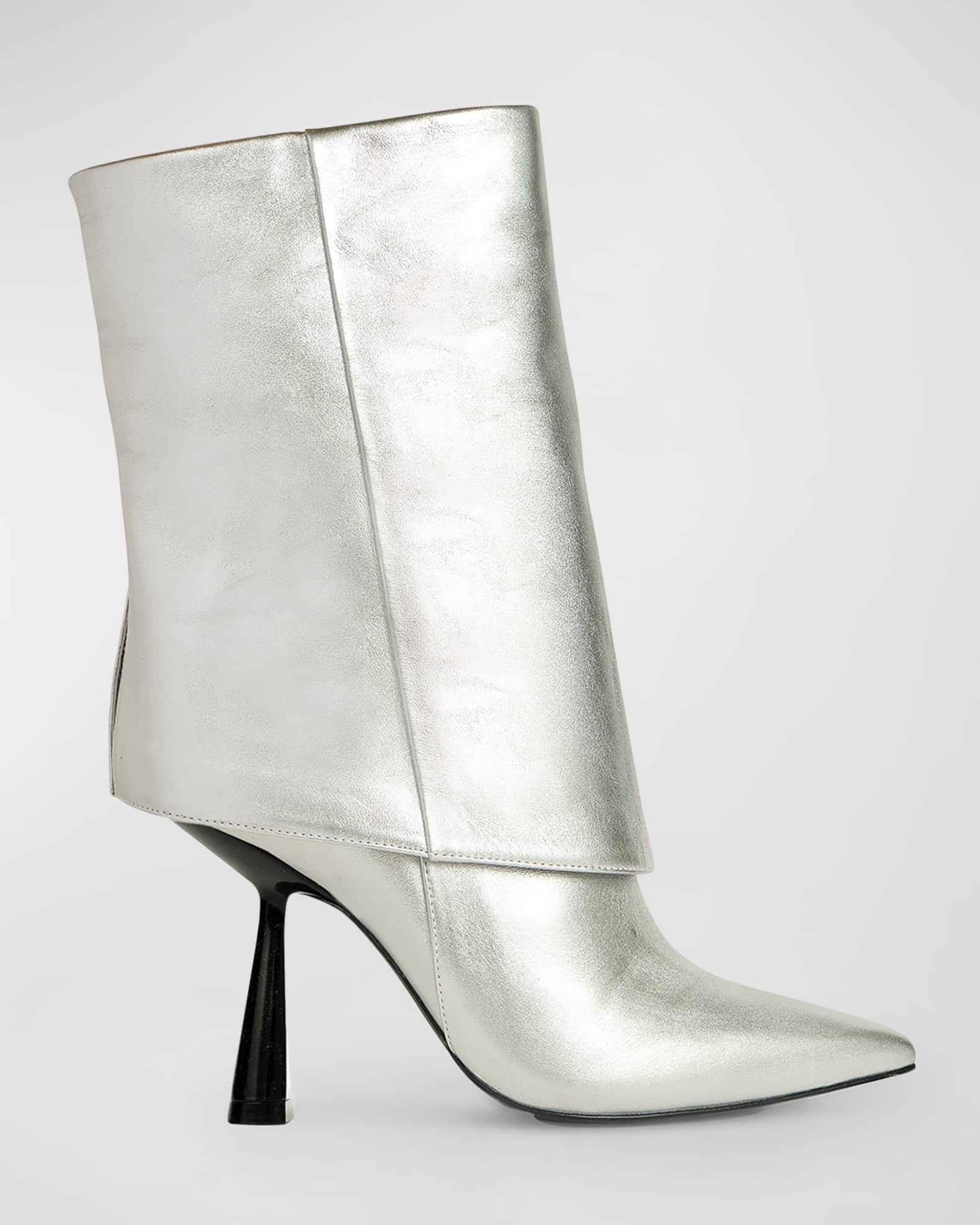 black suede stiletto boots