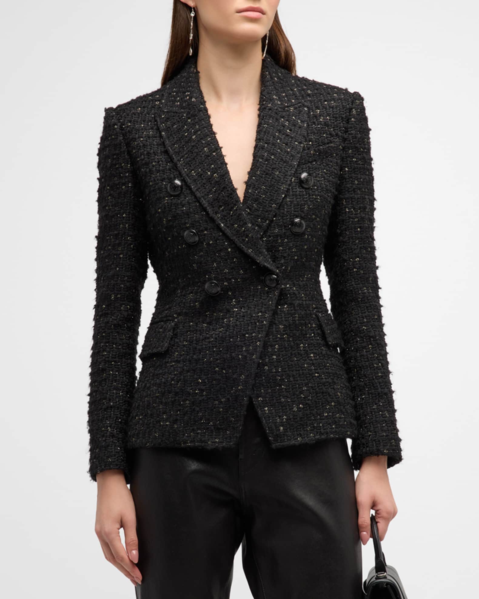 A.L.C. Chelsea Tweed Tailored Jacket | Neiman Marcus