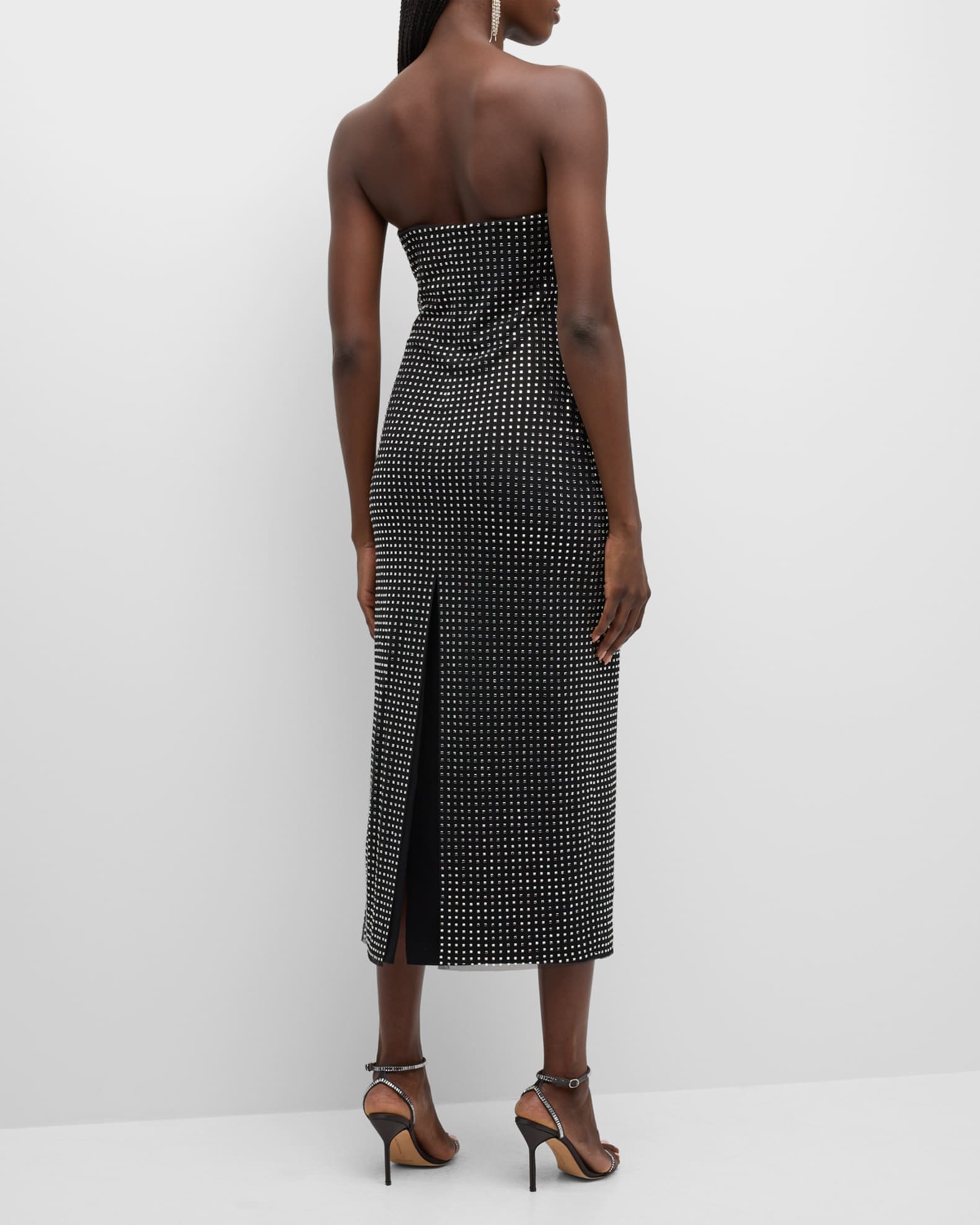 Elizabeth plunge hotsell midi dress