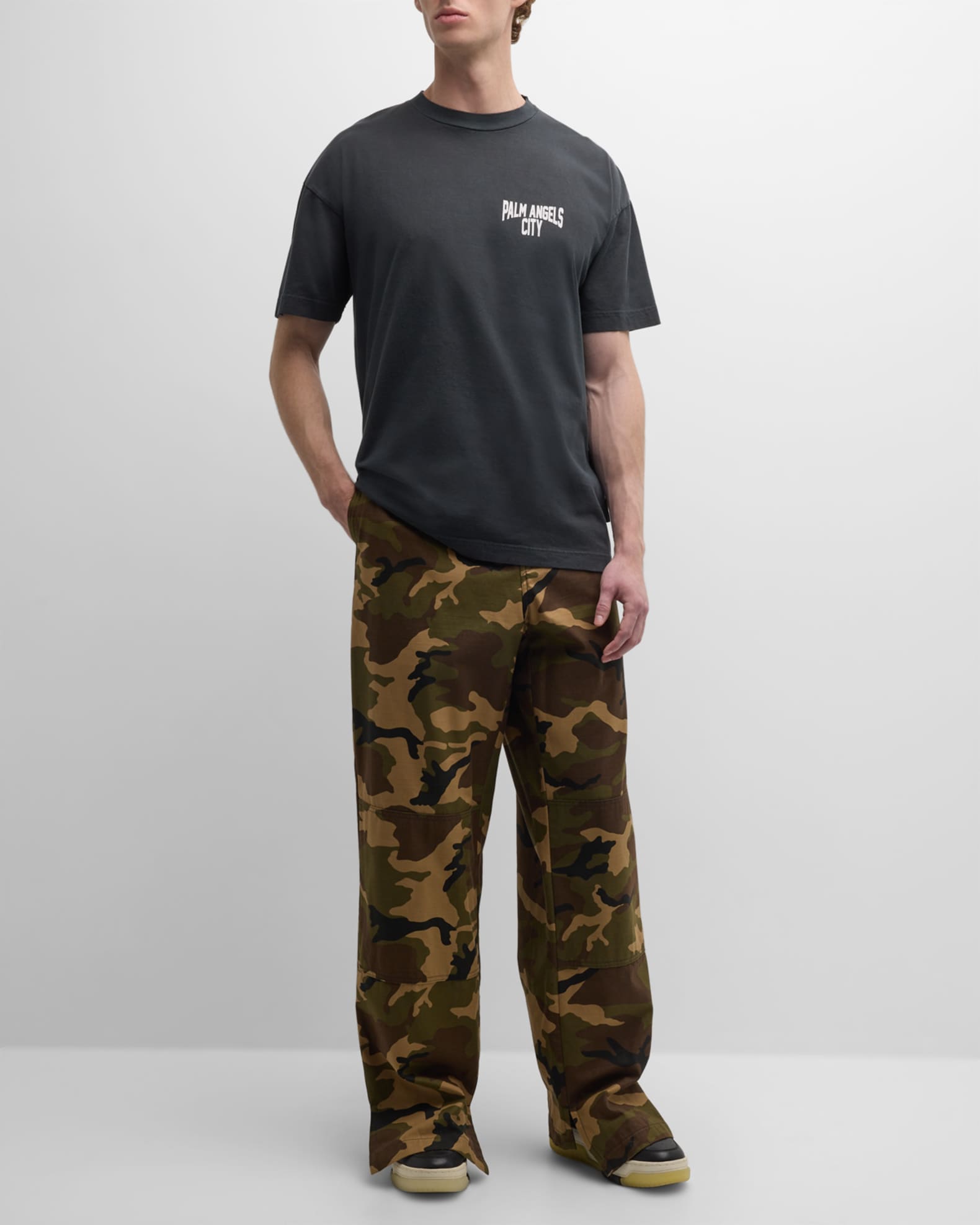 PALM ANGELS - Burnng 5 Pocket Pants