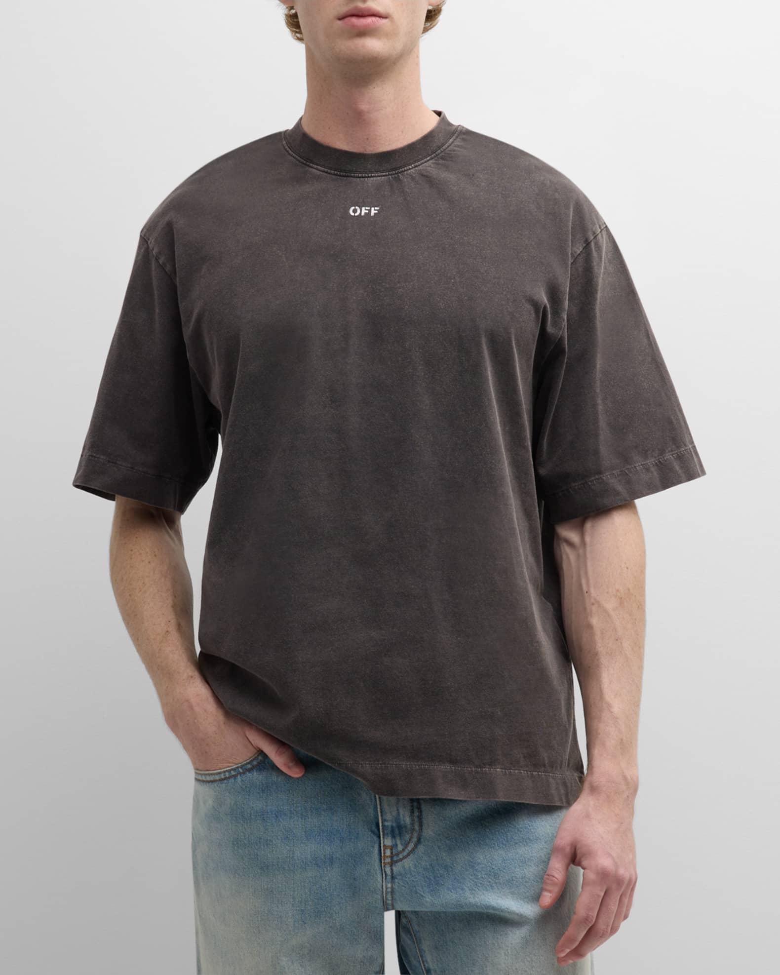 Off white faded tee clearance