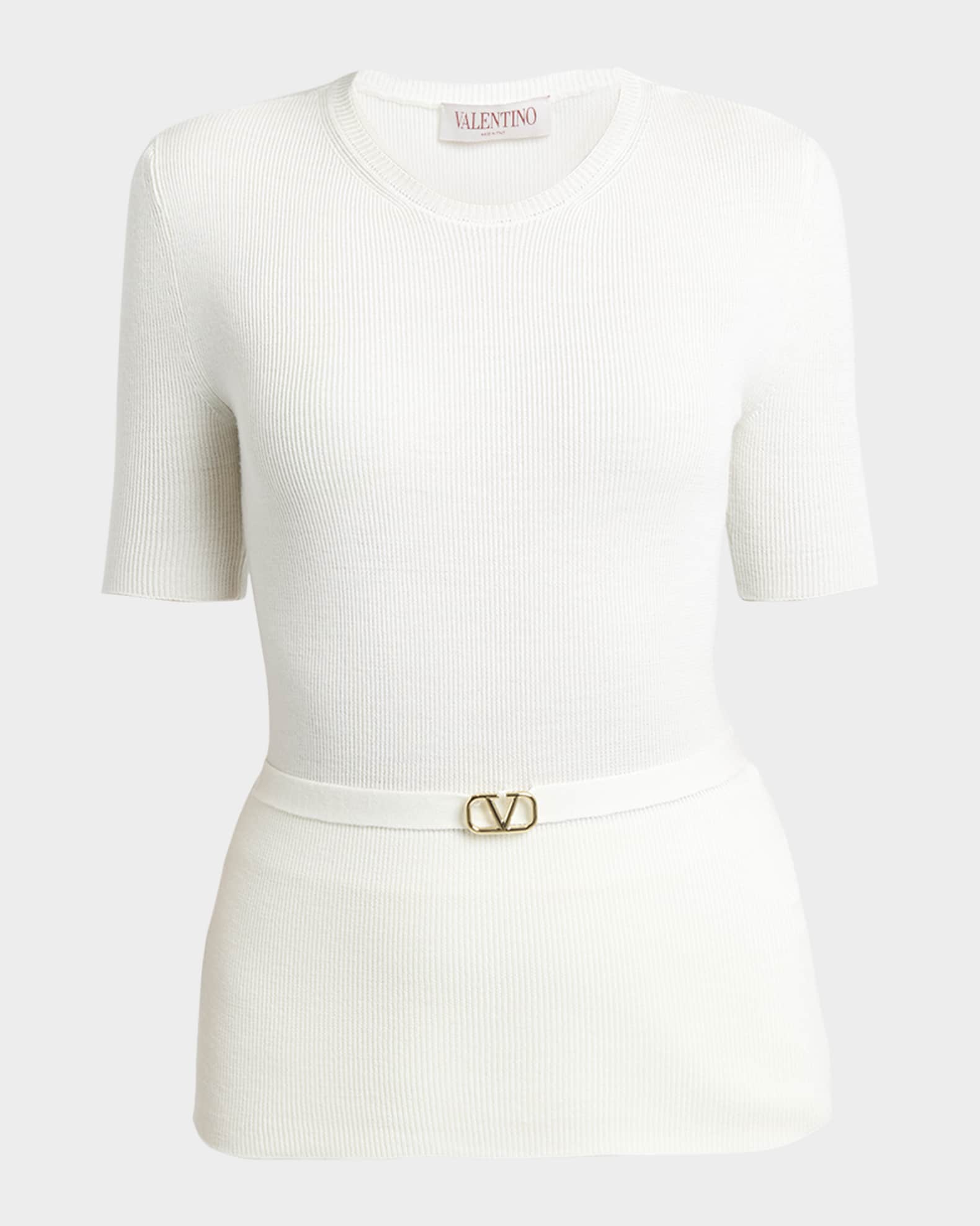 Valentino v logo on sale sweater