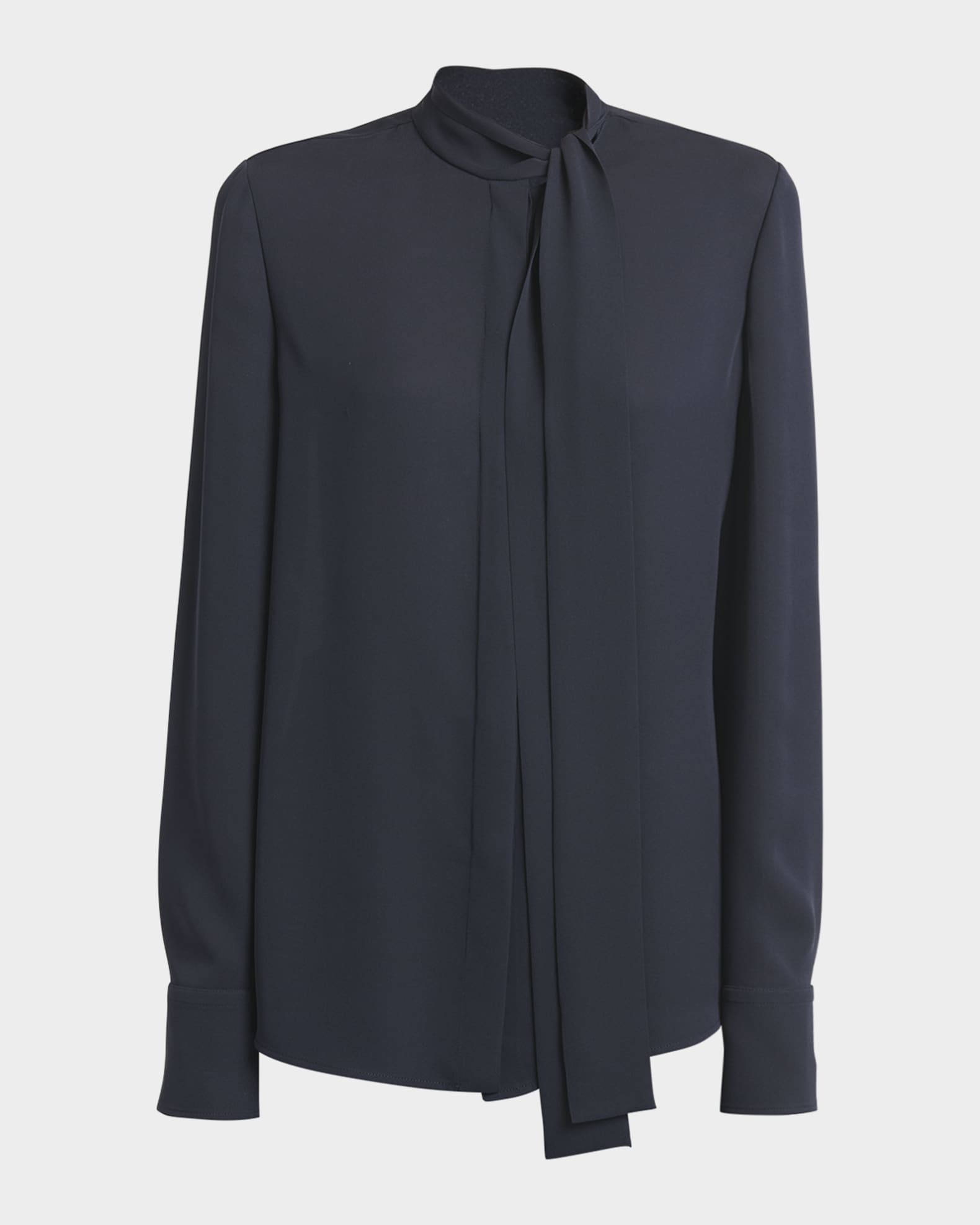 Valentino Garavani scarf-detail georgette blouse - White