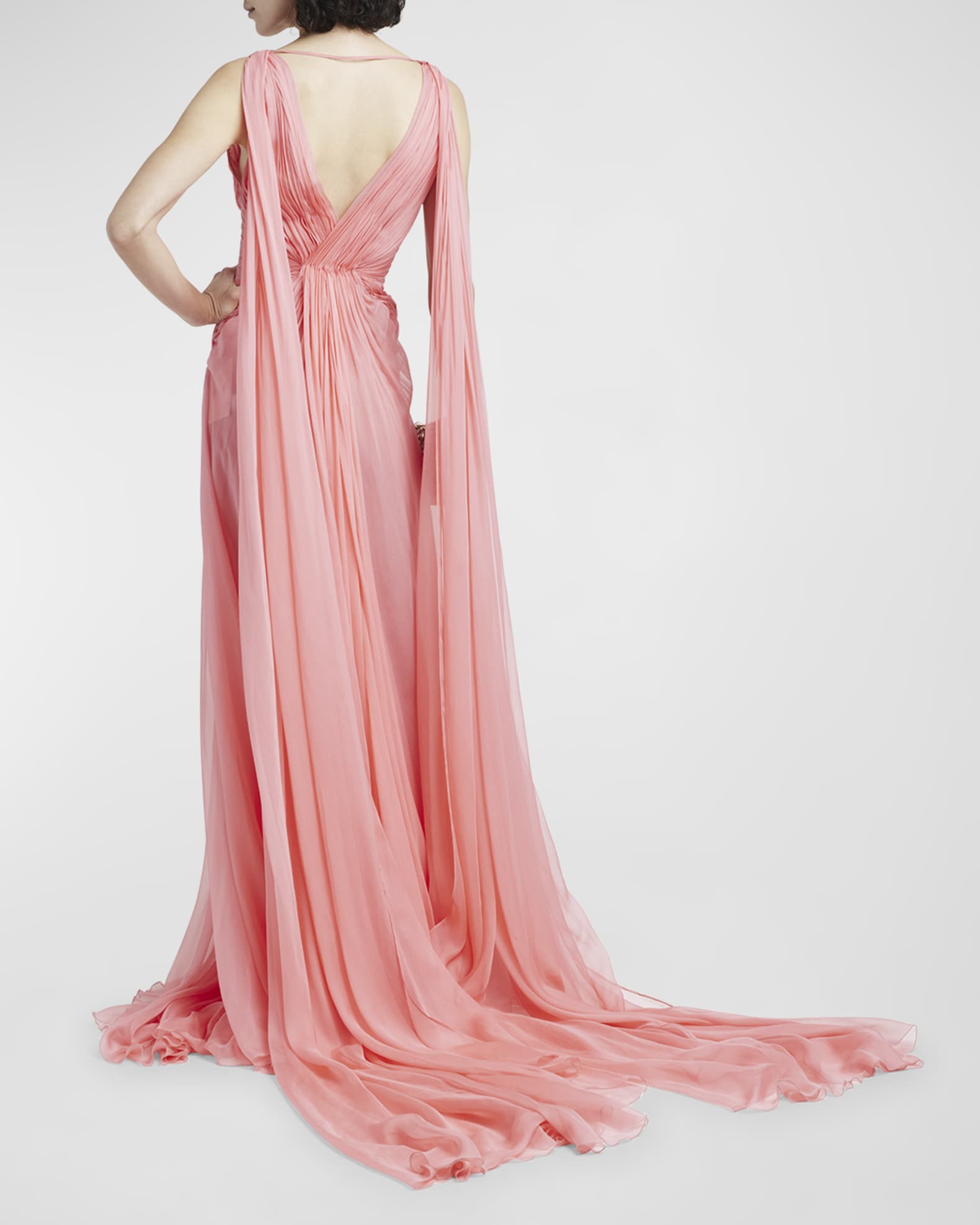 Valentino cape dress outlet