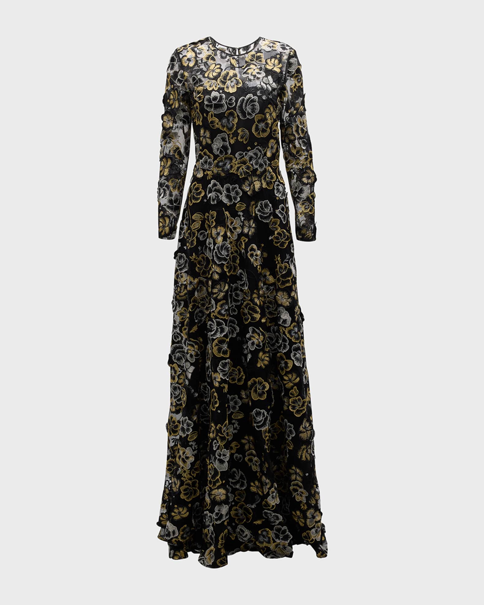 Neiman marcus clearance black evening gowns