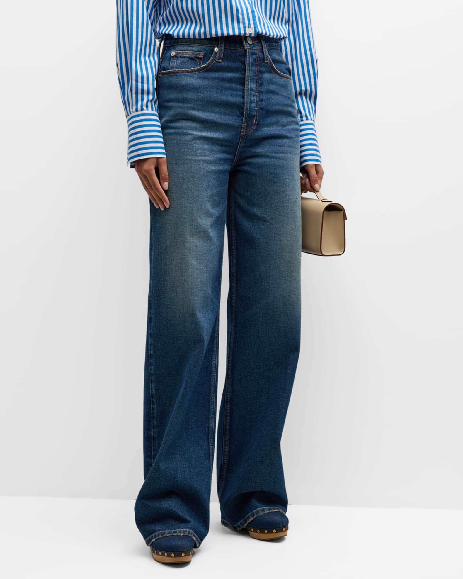 Citizens of Humanity Brynn Drawstring Wide-Leg Trouser Jeans - Bergdorf  Goodman