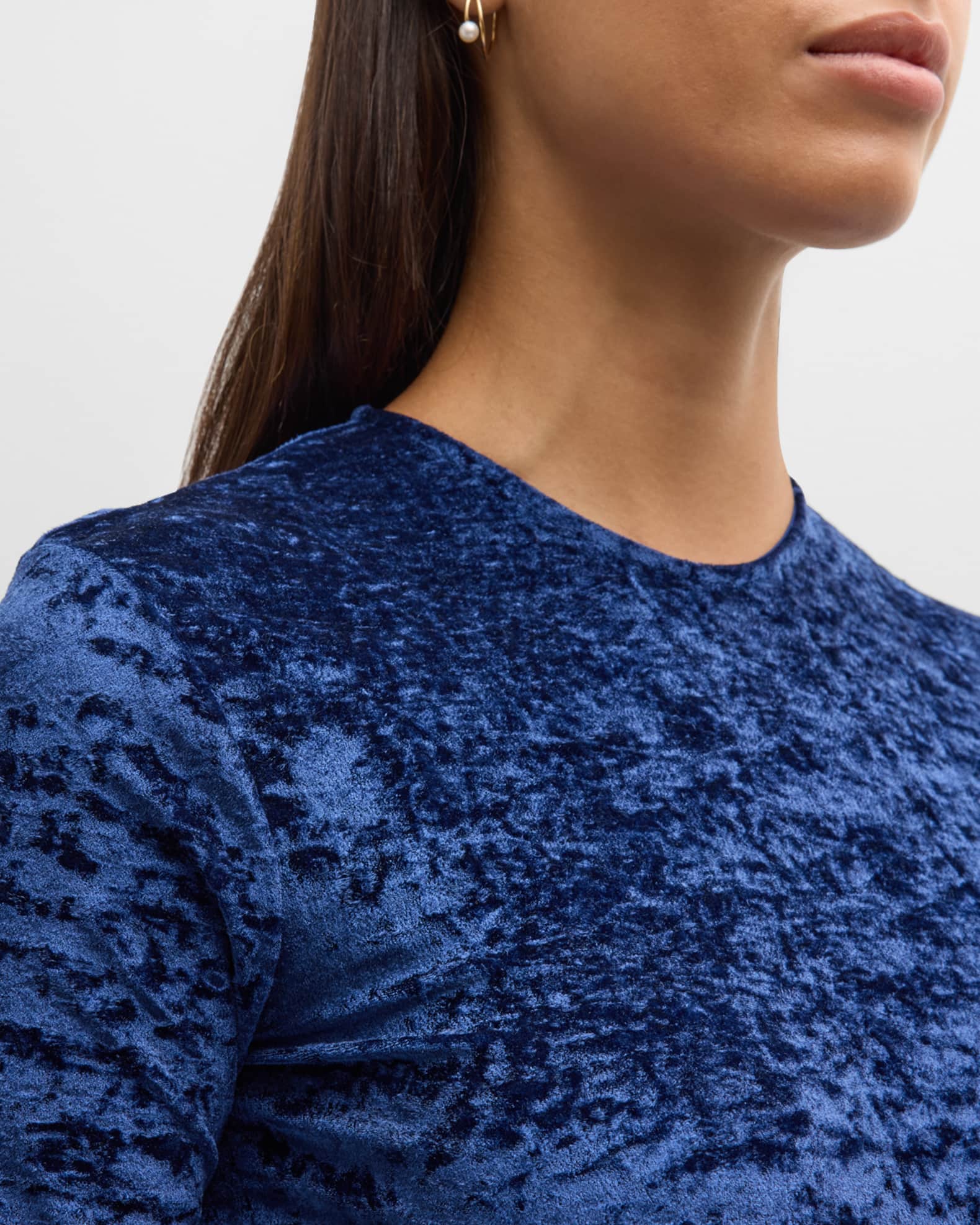 Crushed discount velvet jumper