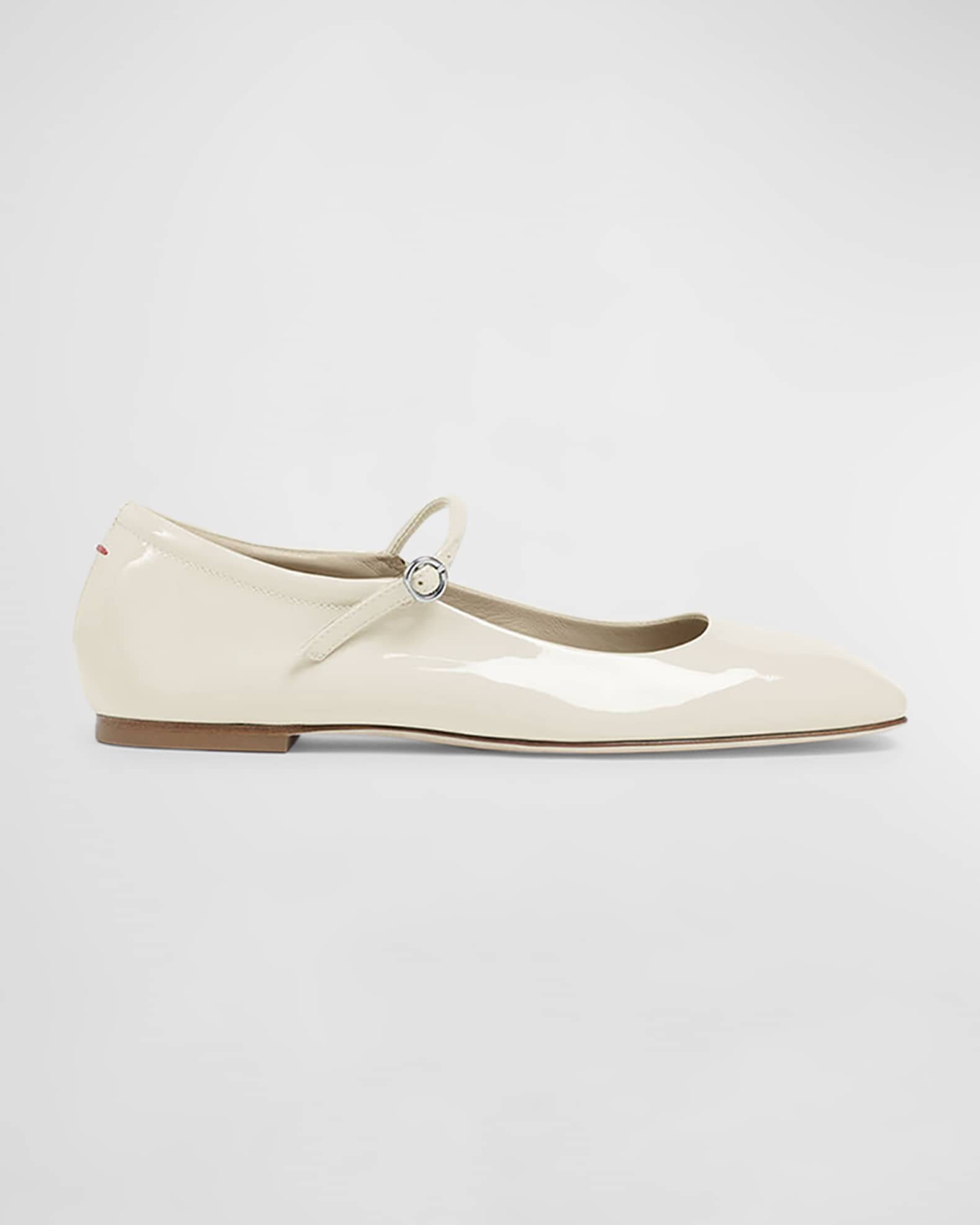 Aeyde Off-White Uma Ballerina Flats