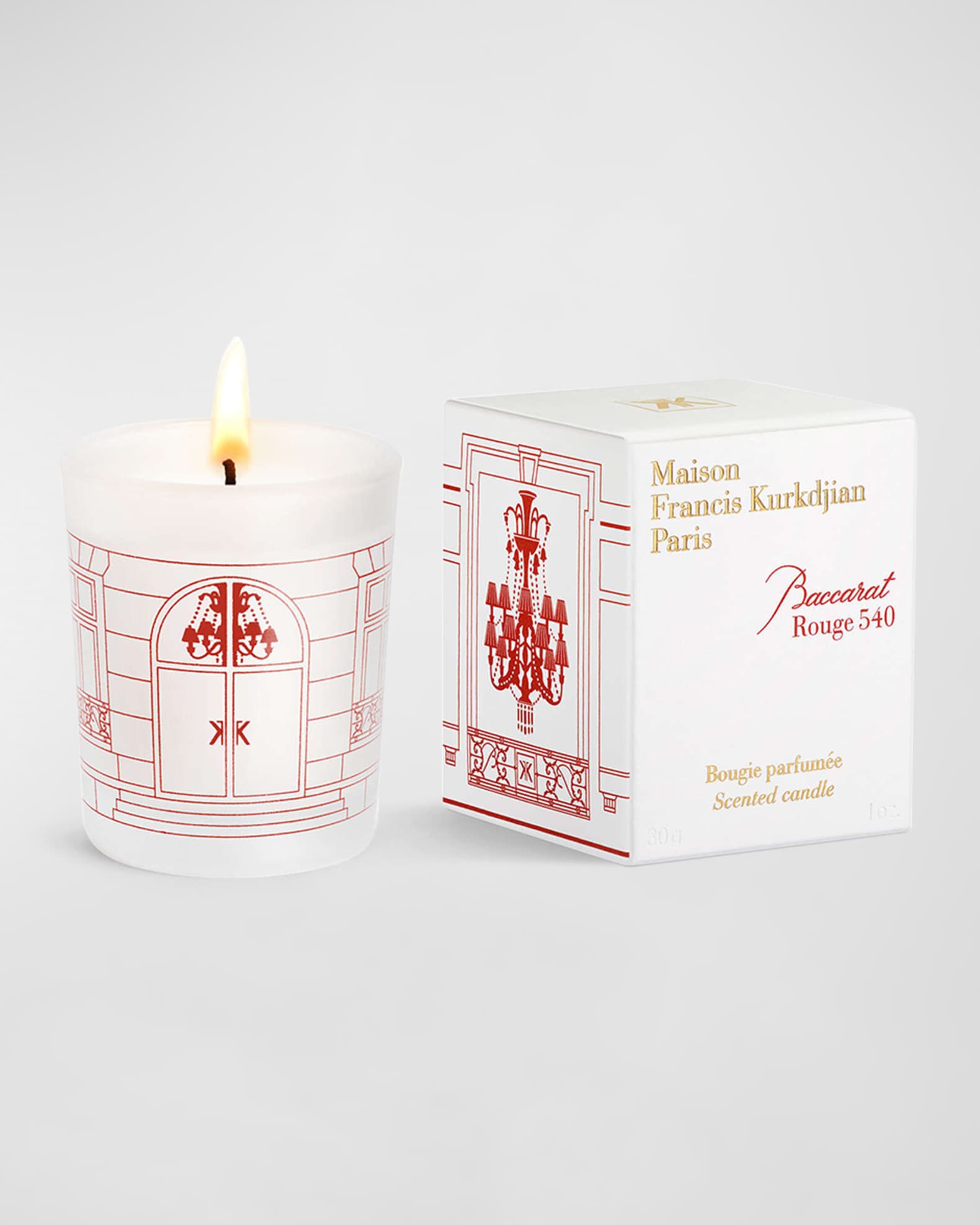 Maison francis kurkdjian paris baccarat rouge 540 candle 2025