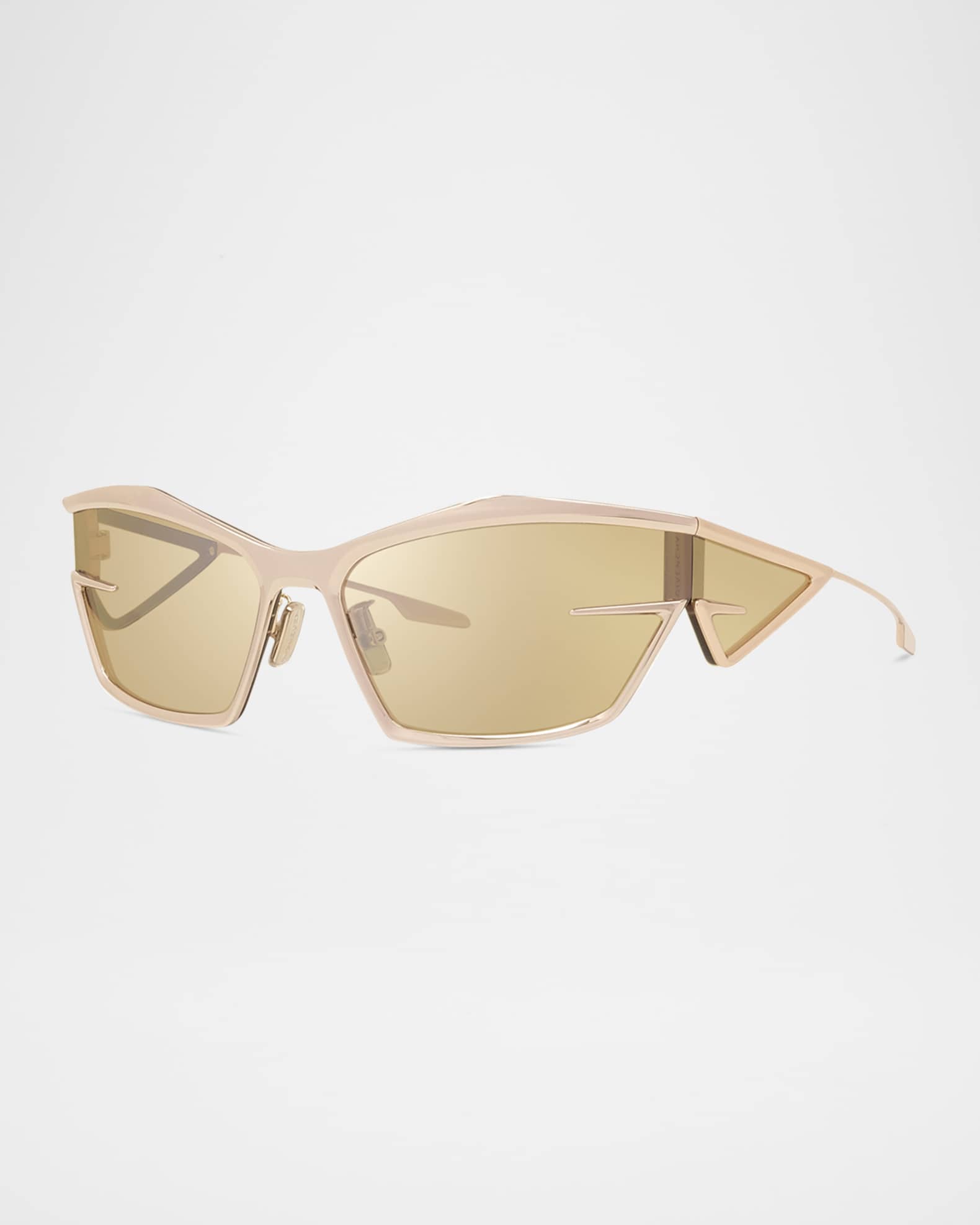 GivCut Mixed-Media Shield Sunglasses  0