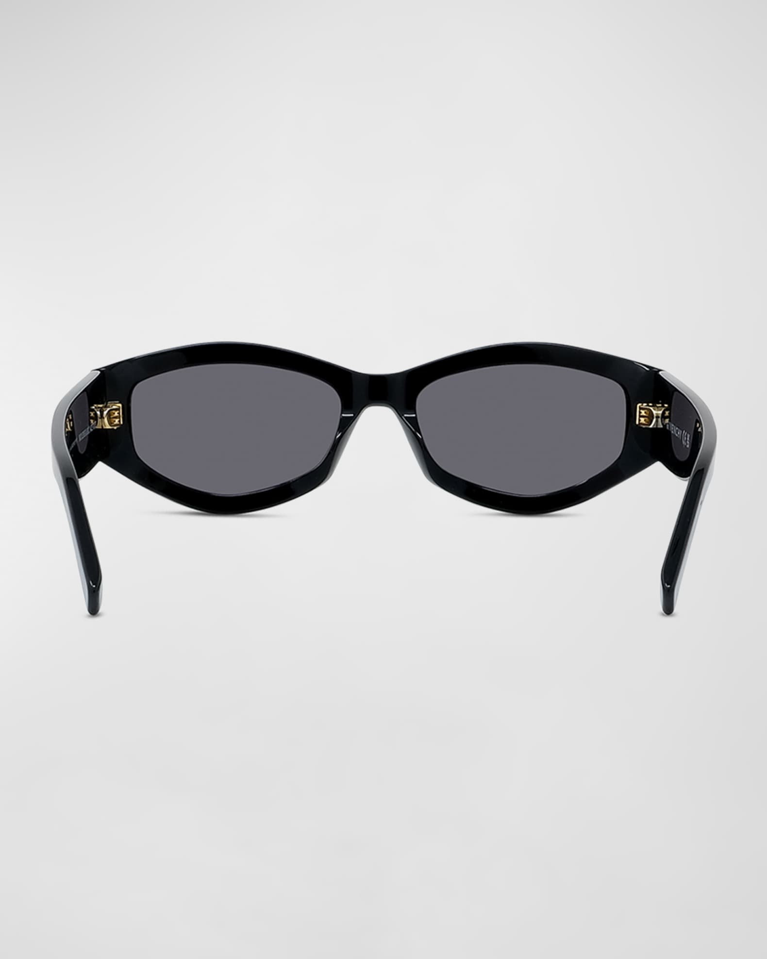 Givenchy GV Day Geometric Acetate Oval Sunglasses | Neiman Marcus