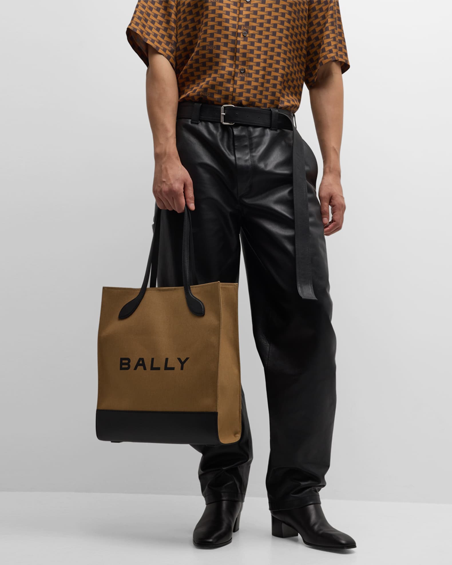 Bally NS Keep on Monogram Top Handle Bag