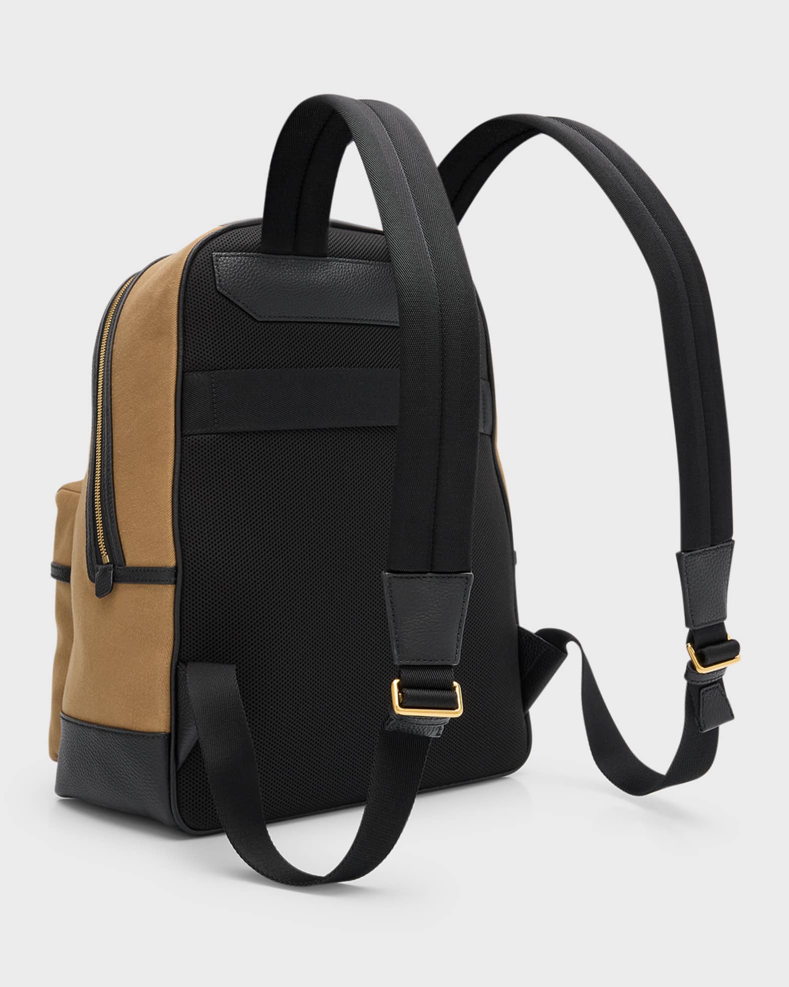 Bally Men's Treck Fabric and Leather Backpack | Neiman Marcus