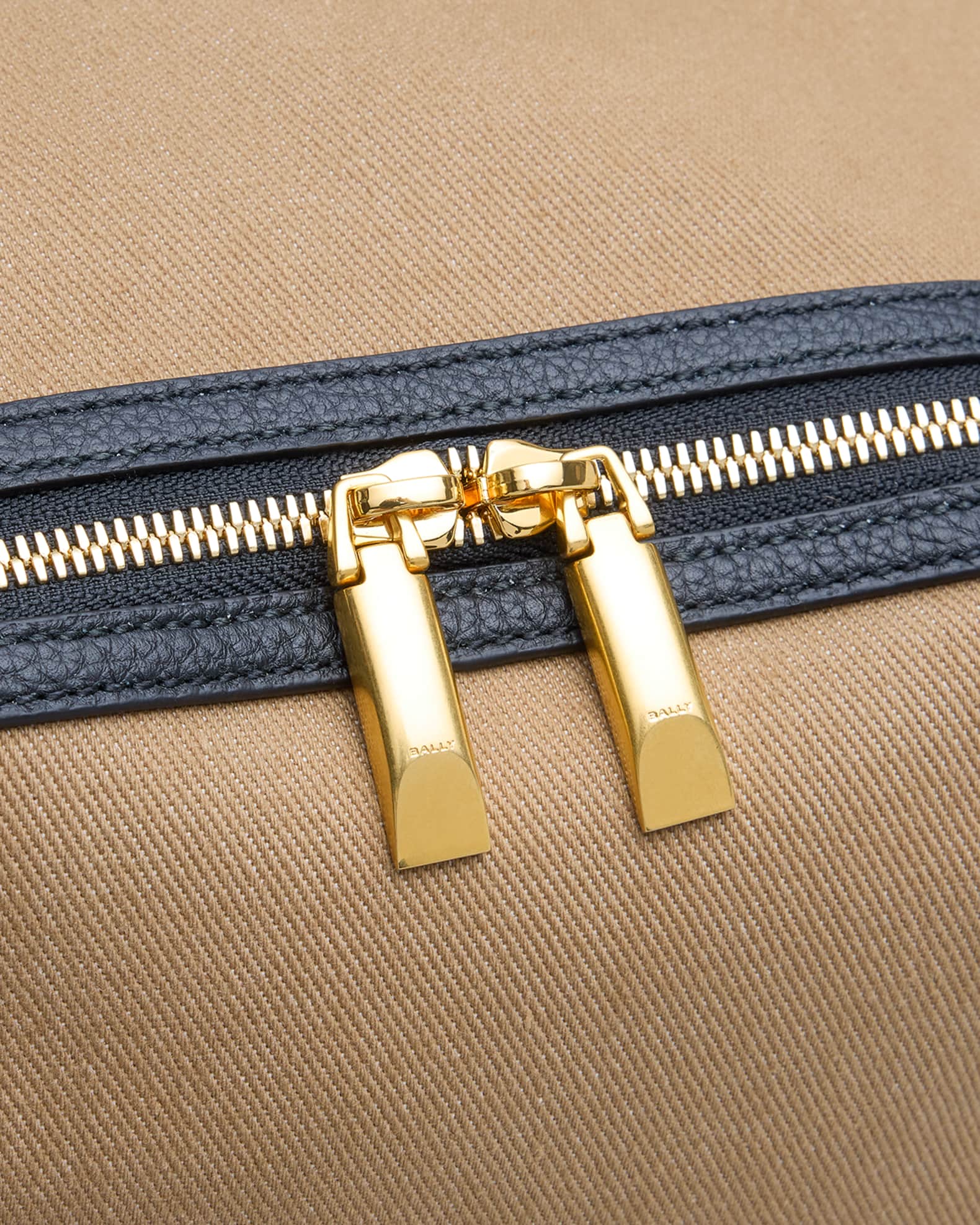 Bally Men's Treck Fabric and Leather Backpack | Neiman Marcus