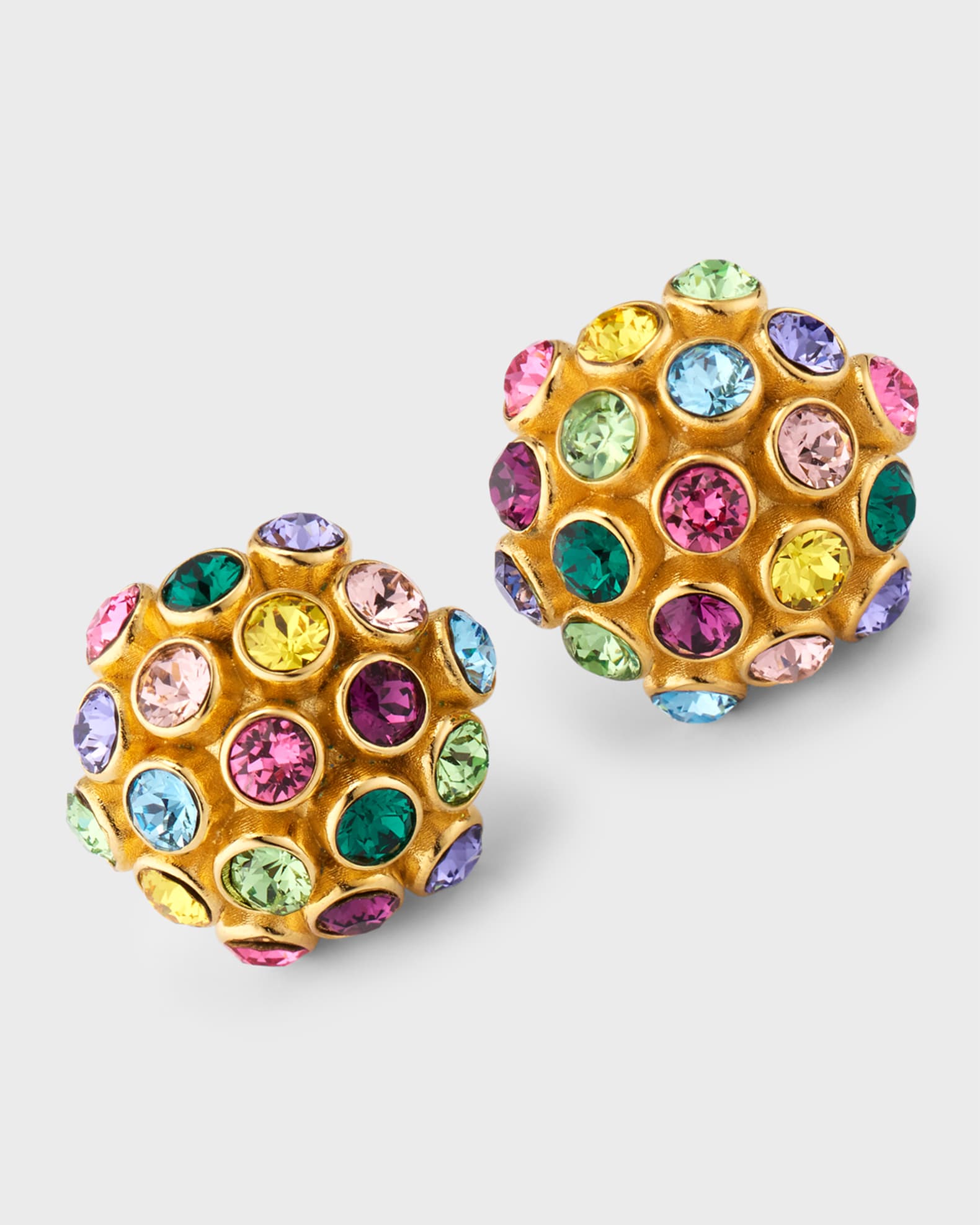 Oscar de la Renta Sputnik Stud Earrings