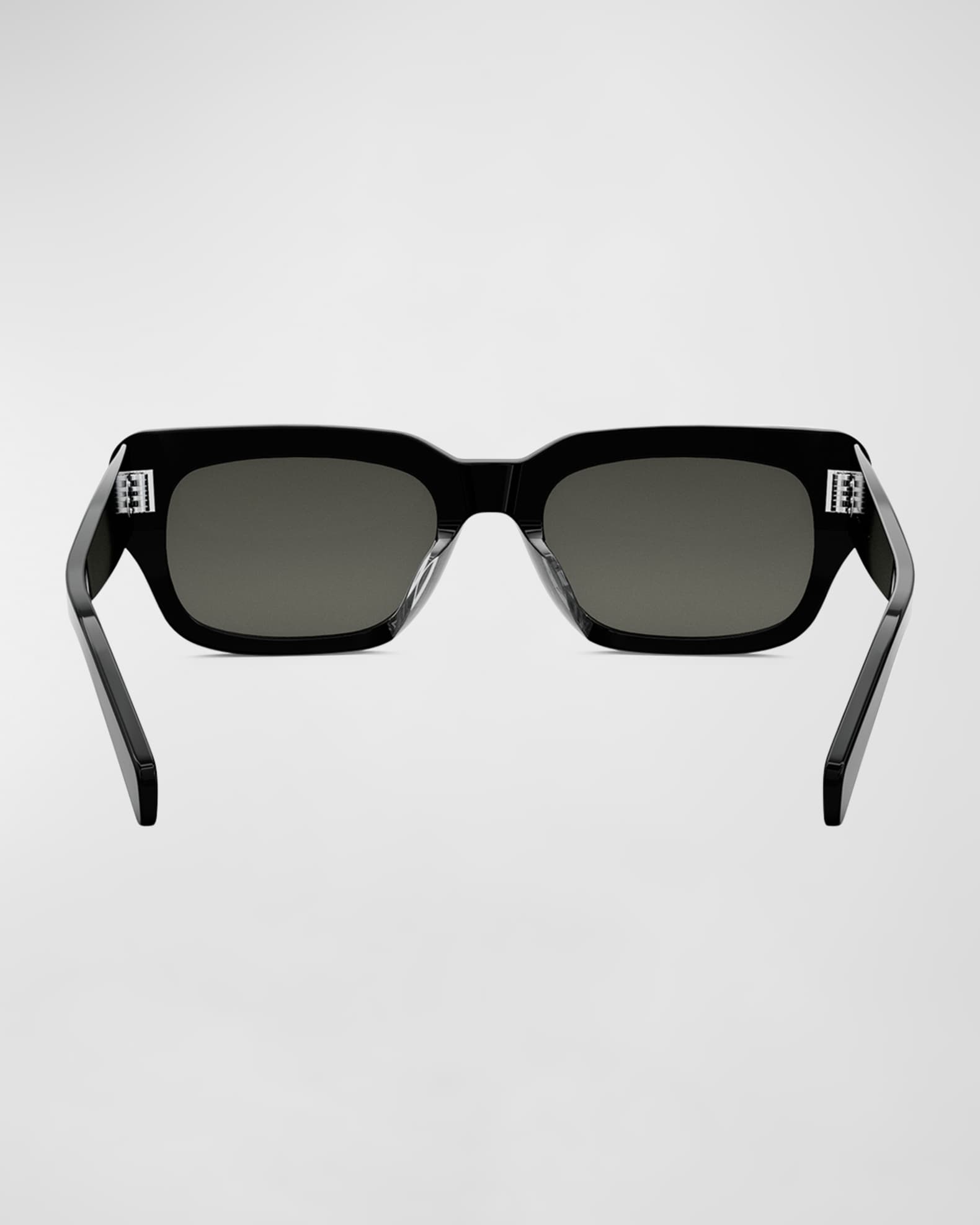 Celine Men's 3-Dot Acetate Rectangle Sunglasses | Neiman Marcus