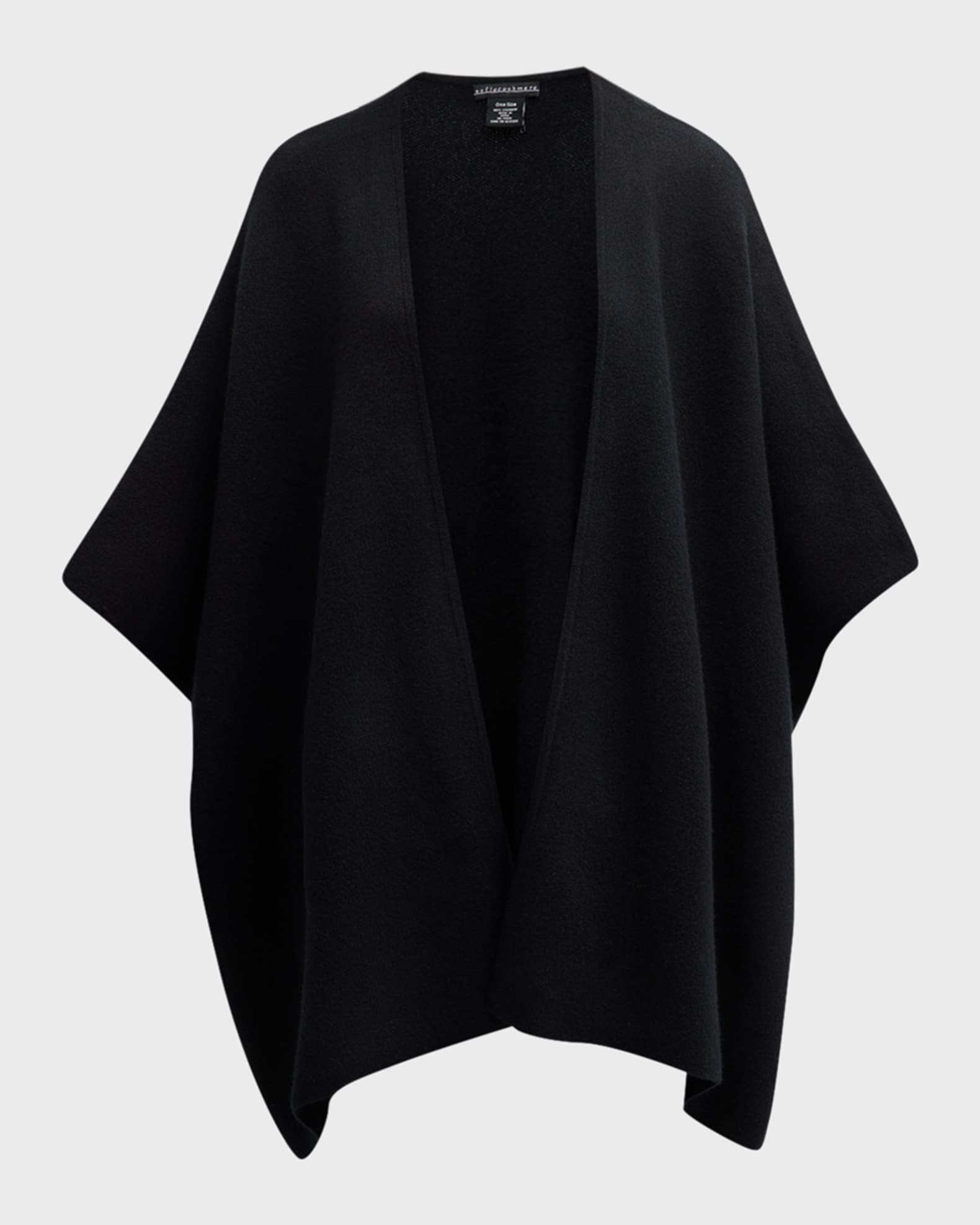 Cashmere Double Knit Cape  0