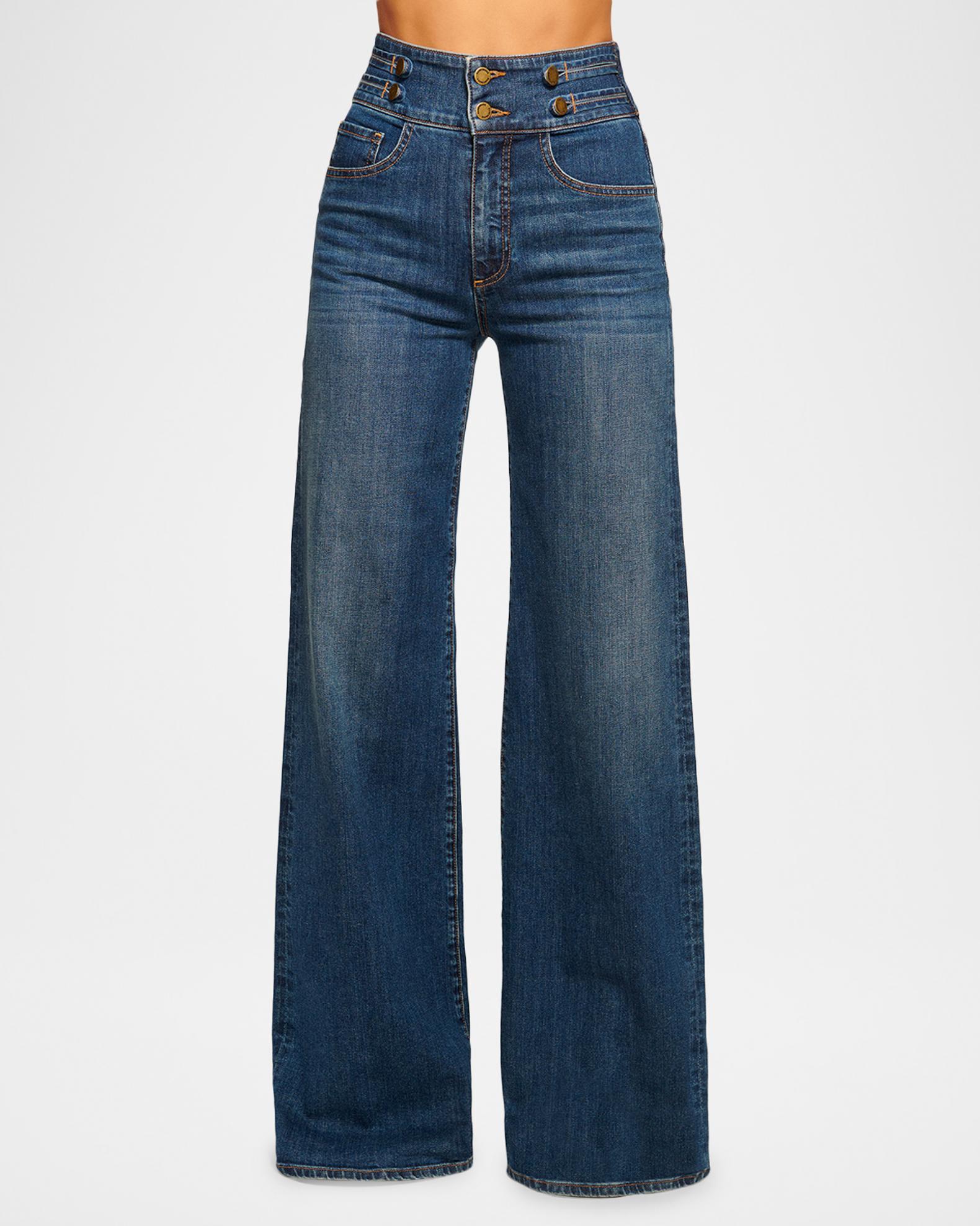 Ramy Brook Liv HighRise WideLeg Jeans Neiman Marcus