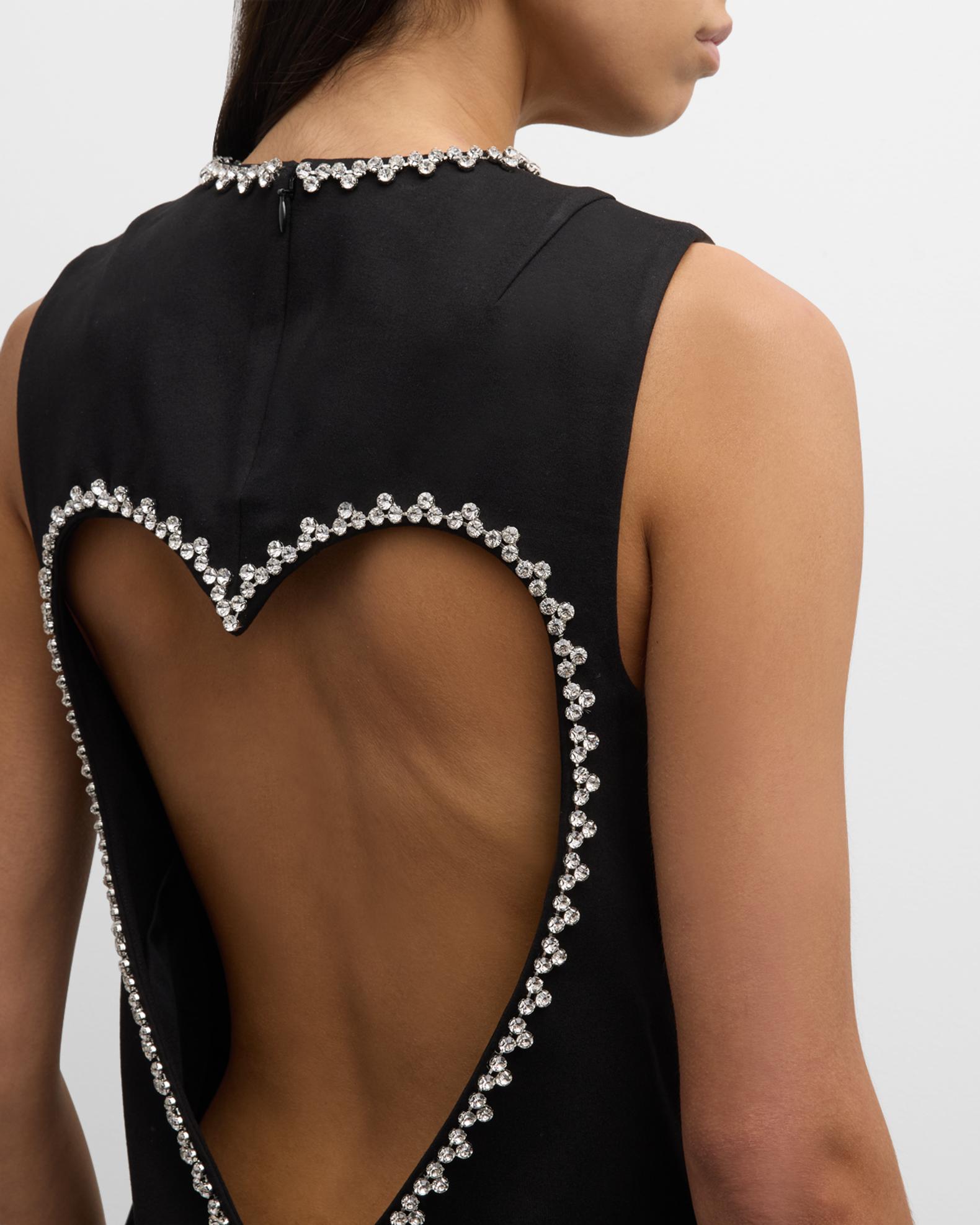 dress with heart cut out back Sister Jane Poppy Heart-Cutout Mini Dress
