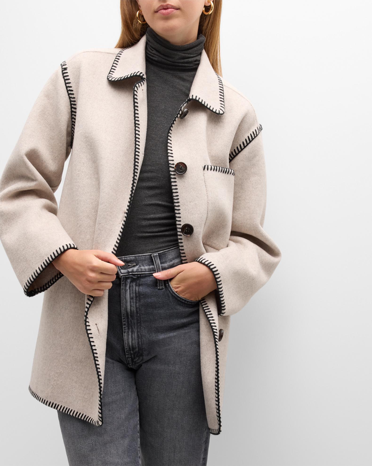 Rails Odyssey Whipstitch Shirt Jacket | Neiman Marcus