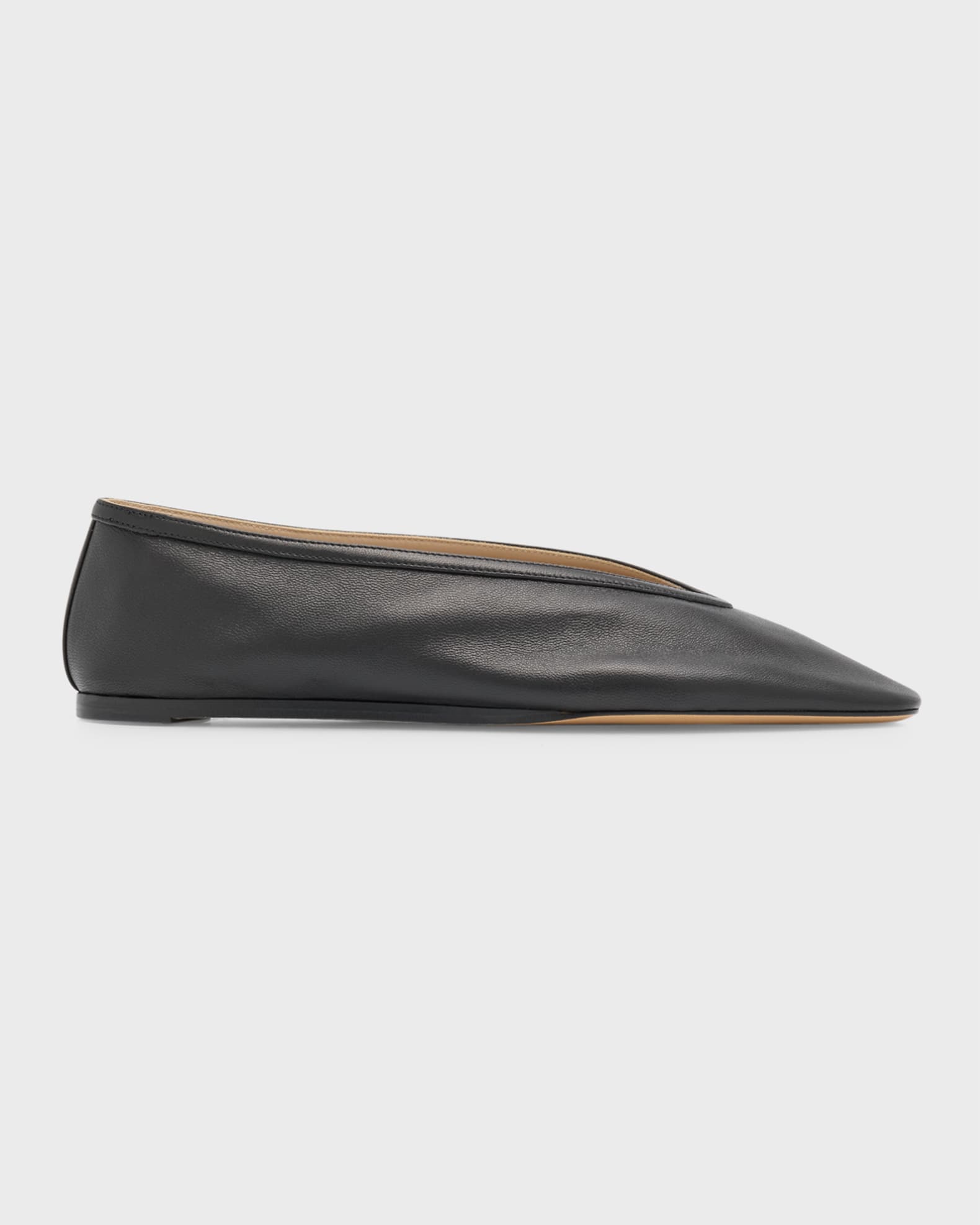 Le Monde Beryl Luna Calfskin Ballerina Flats | Neiman Marcus