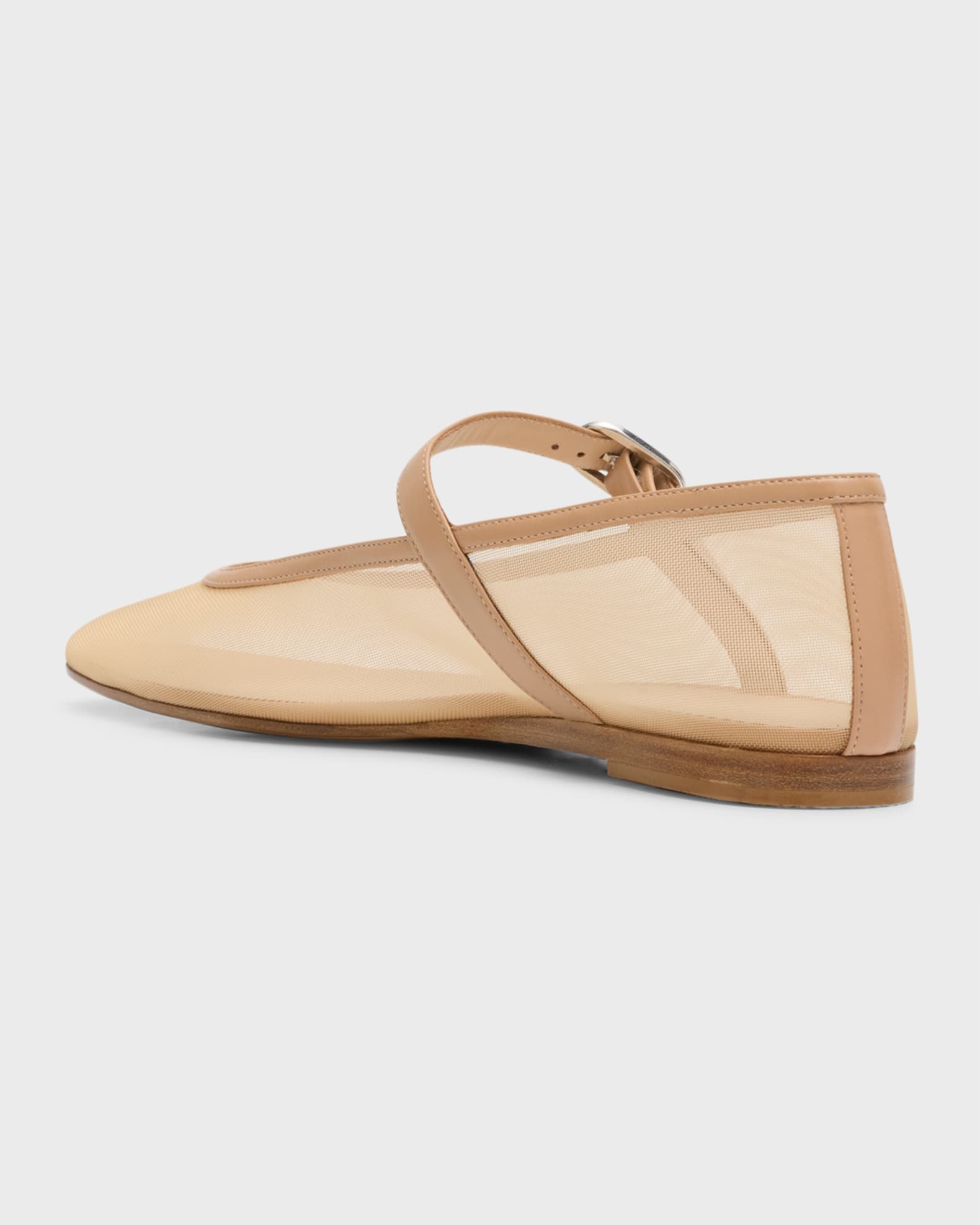 Le Monde Beryl Mesh Mary Jane Ballerina Flats | Neiman Marcus
