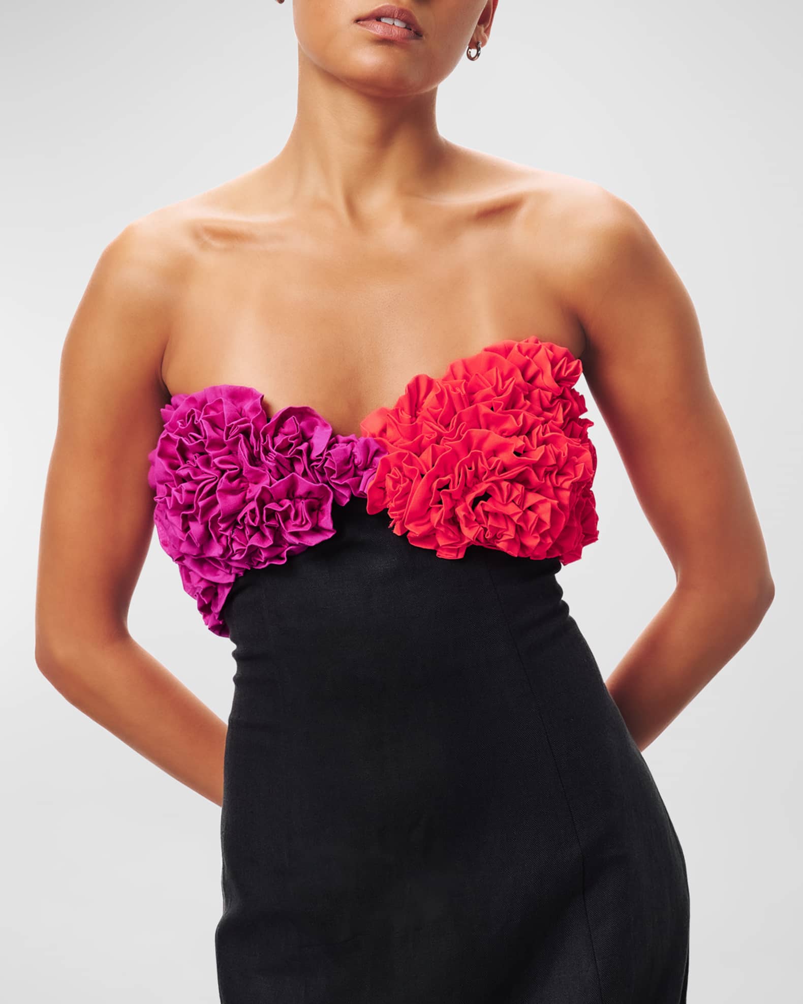 Sweetheart Smocked Midi Dress main image 0