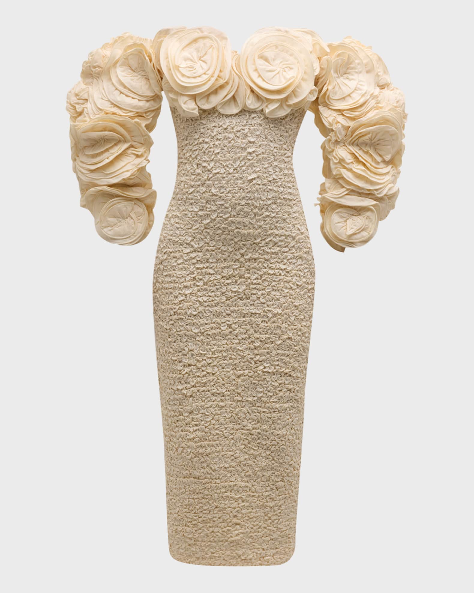 Luna Ruffle Midi Dress
