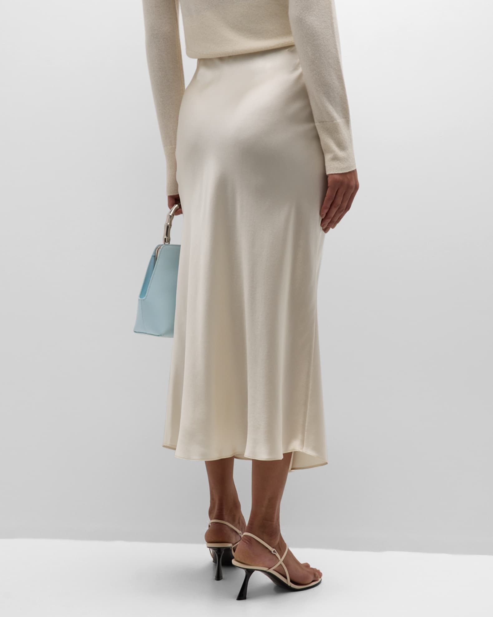 Silk midi skirt 01 outlet