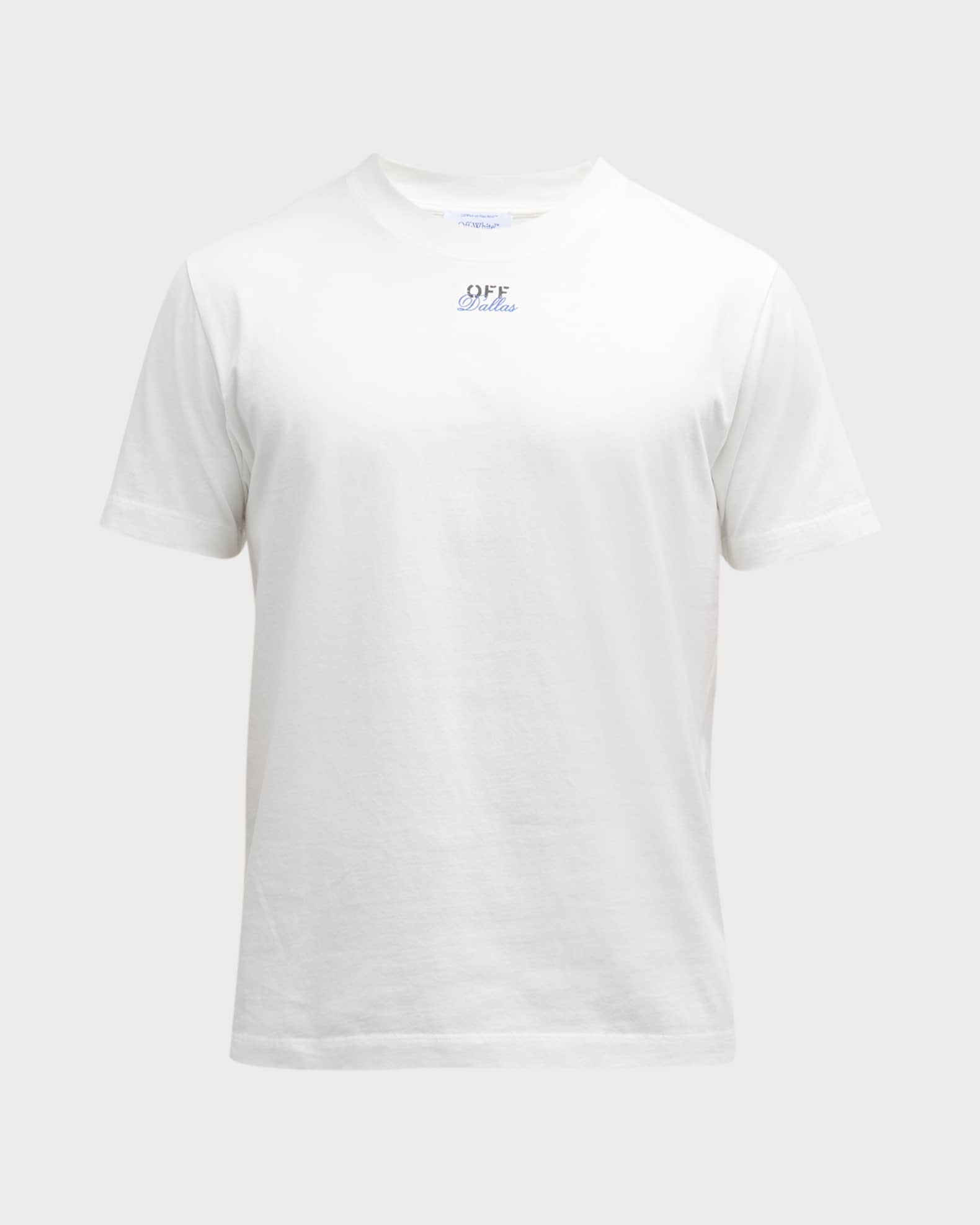 Off white t shirt grey top