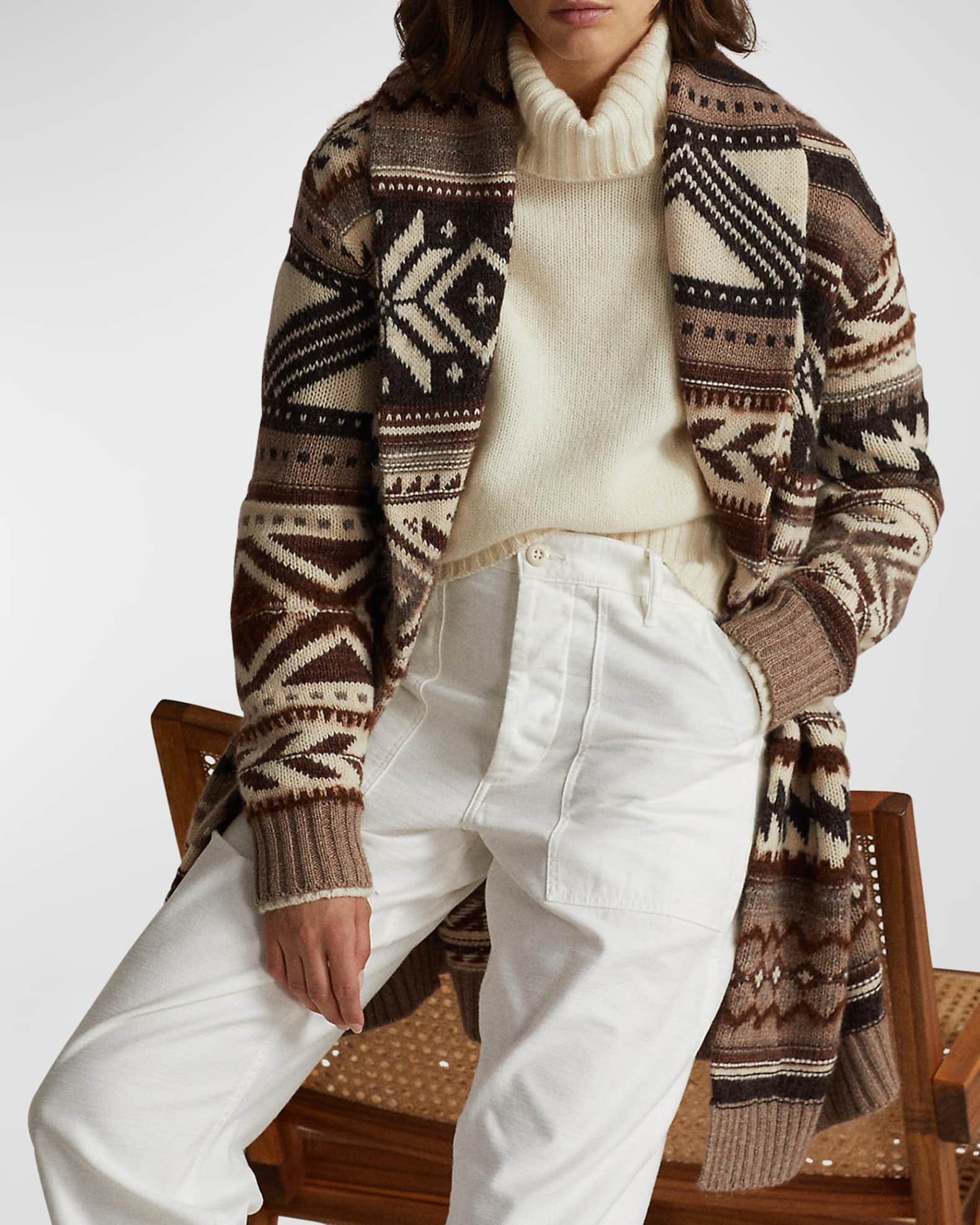 Ralph lauren shawl cheap collar cardigan women's