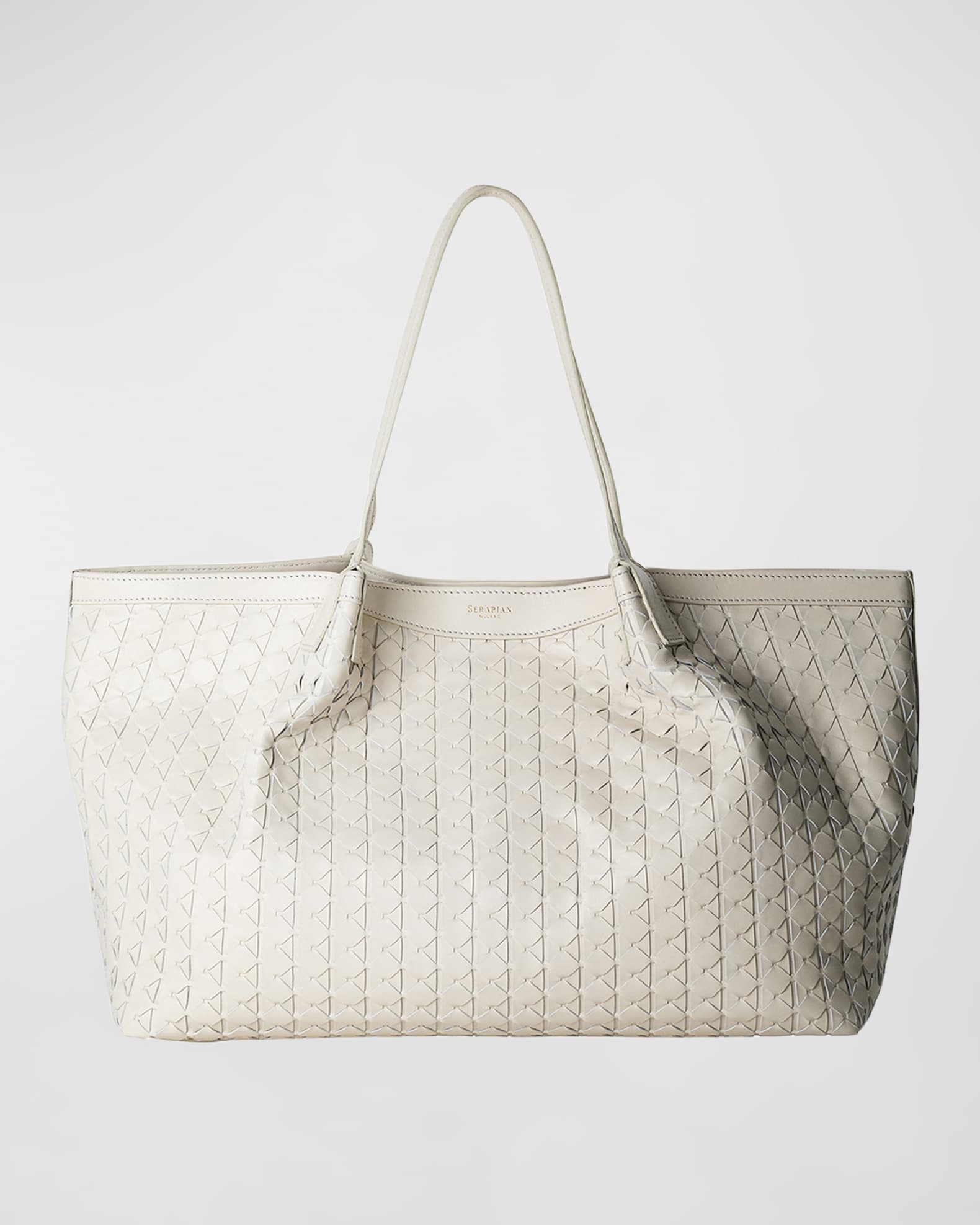 Serapian Secret Mosaic Leather Tote Bag | Neiman Marcus