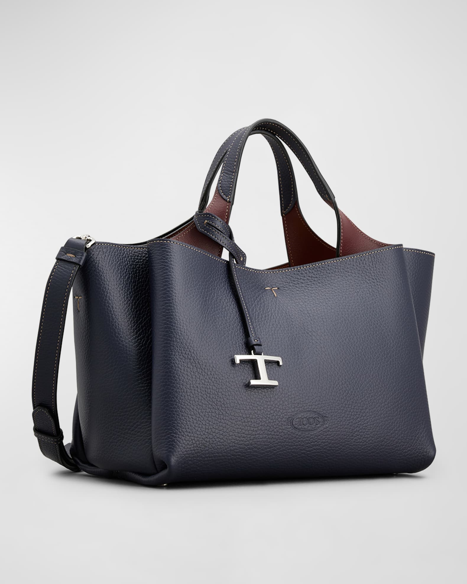 Tod's Apa 2 Leather Top-Handle Bag | Neiman Marcus