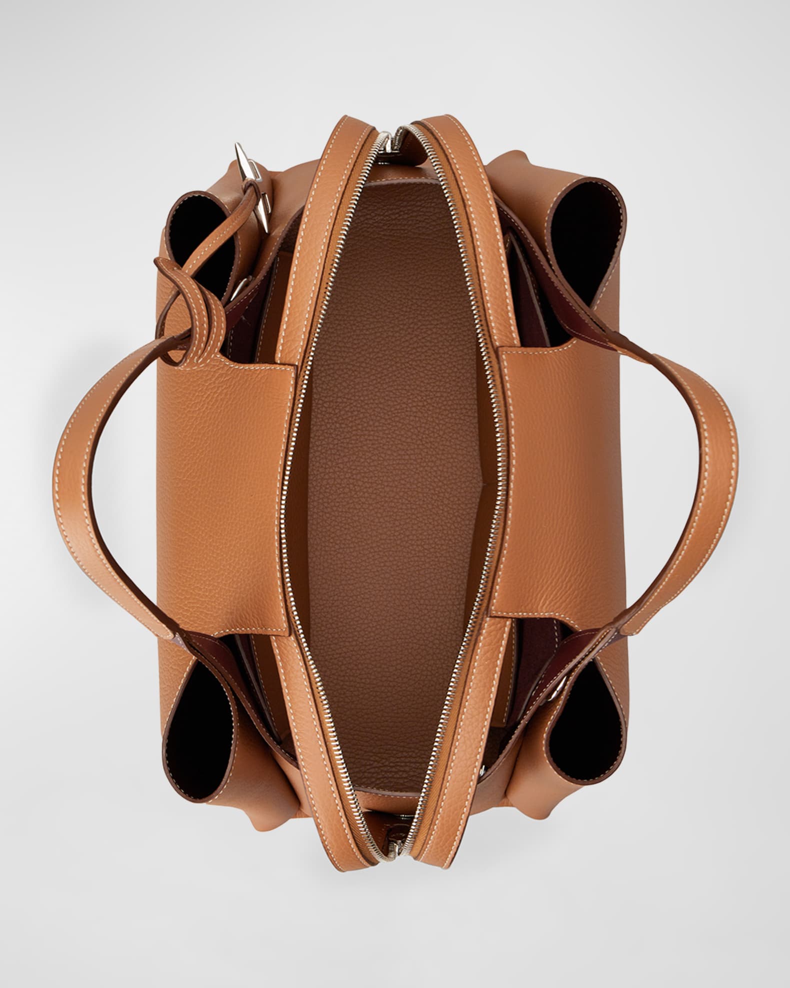 トートバッグ TOD'S TOP HANDLE BAGS Medium Leather Bauletto Top Handle Bag | Neiman Marcus