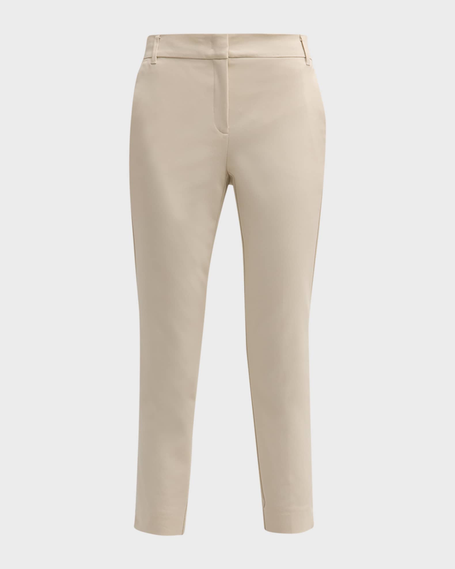 Stretch cotton trousers