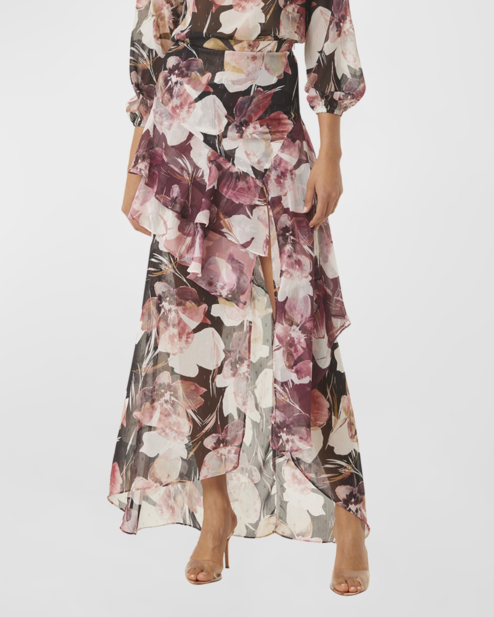 Chiffon hi sales lo maxi skirt