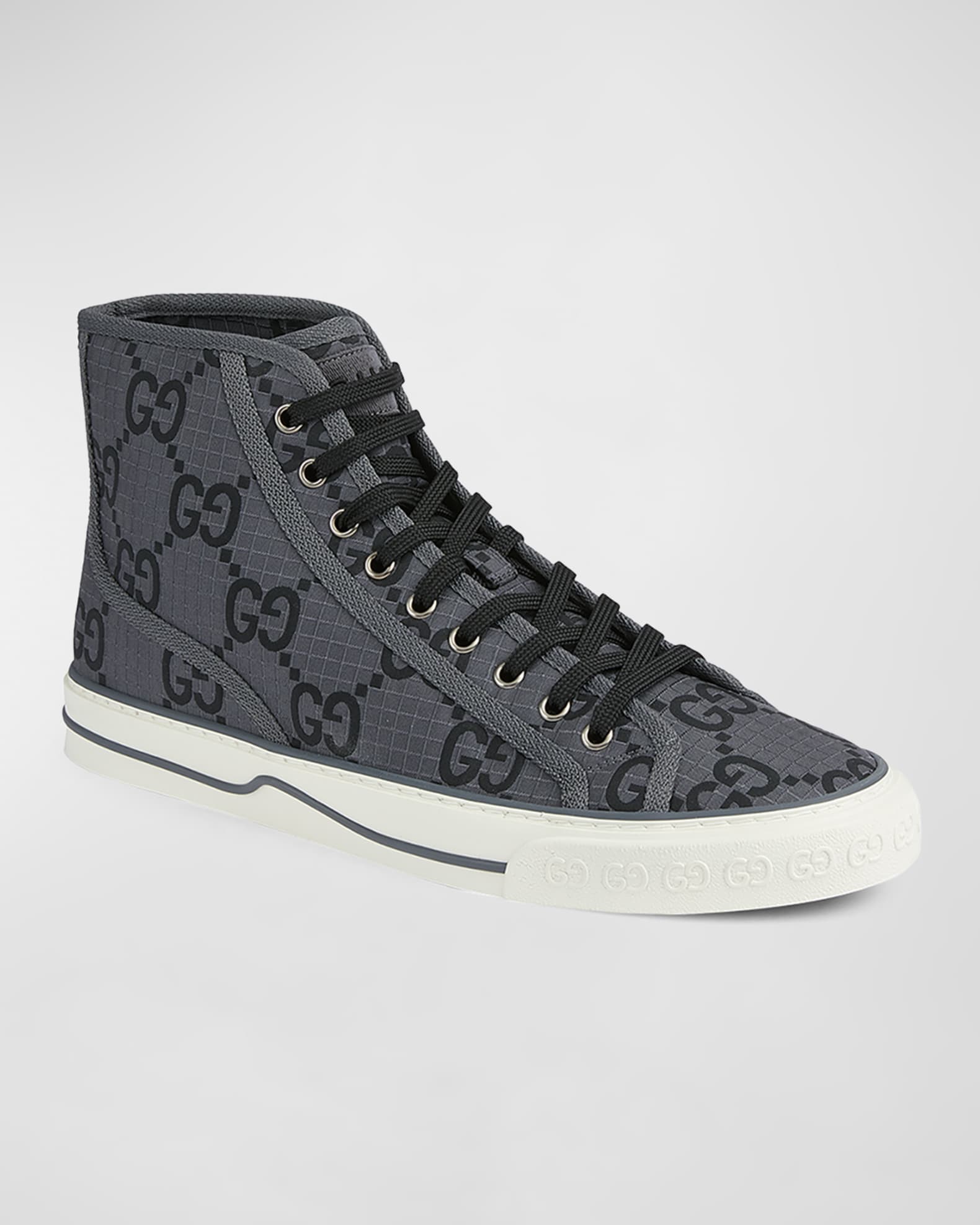 Mens gucci high top sneakers deals