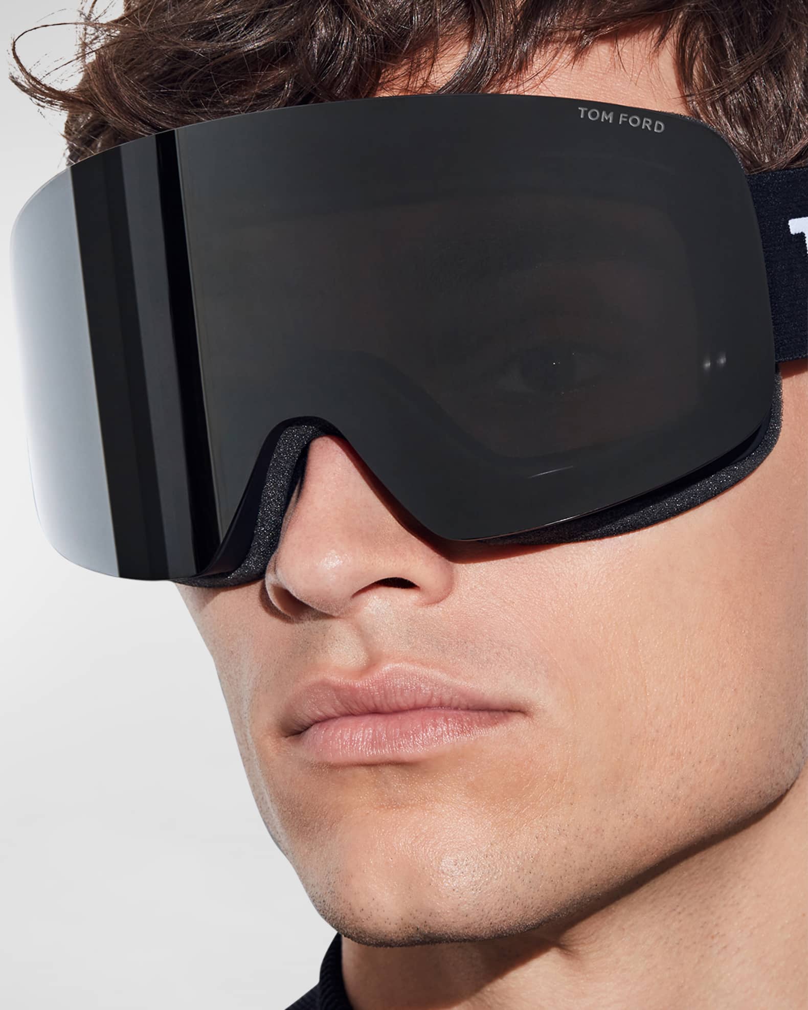 TOM FORD Men s Acetate Shield Ski Goggles Neiman Marcus