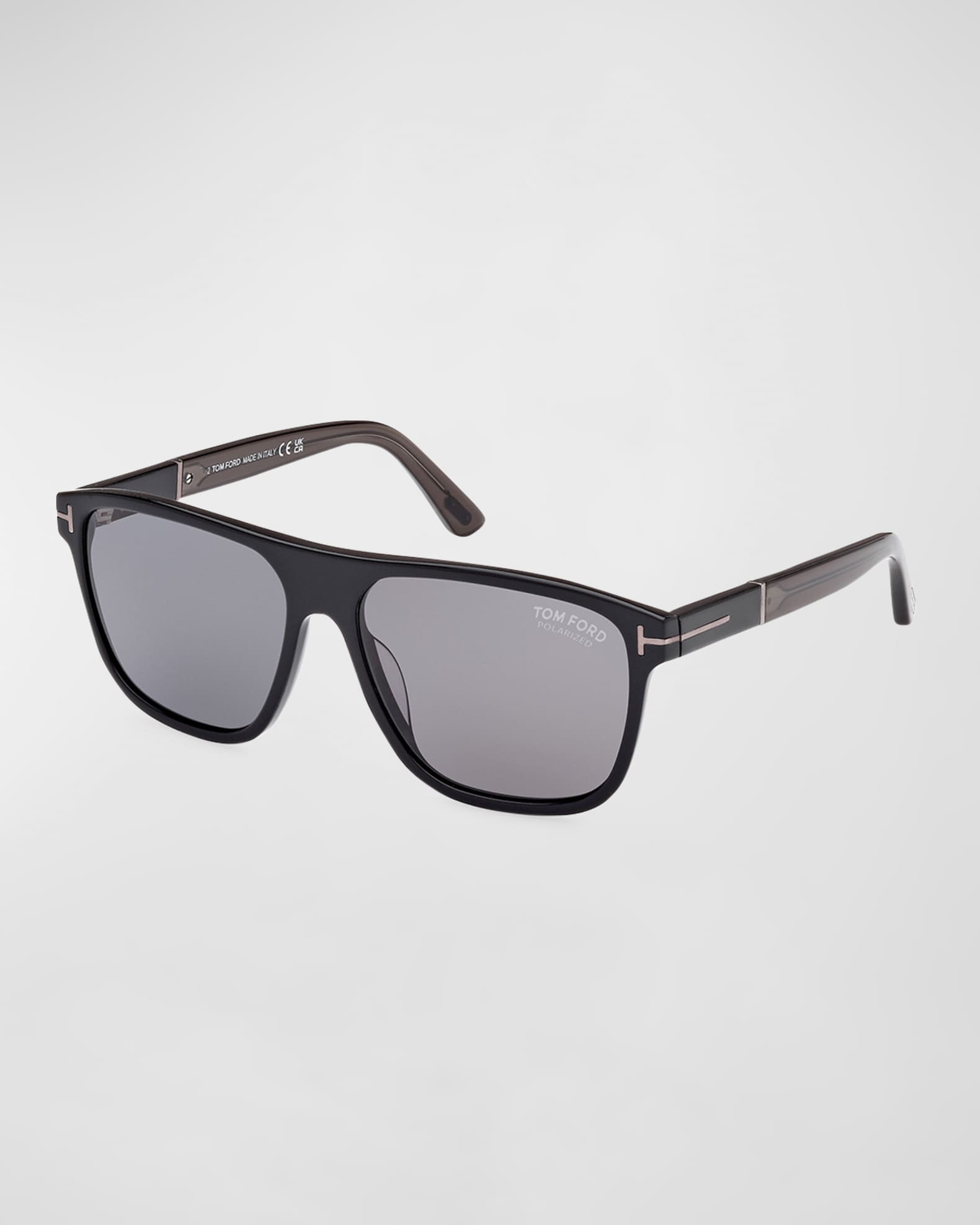 Tom Ford - Pia Sunglasses - Square Acetate Sunglasses - Black