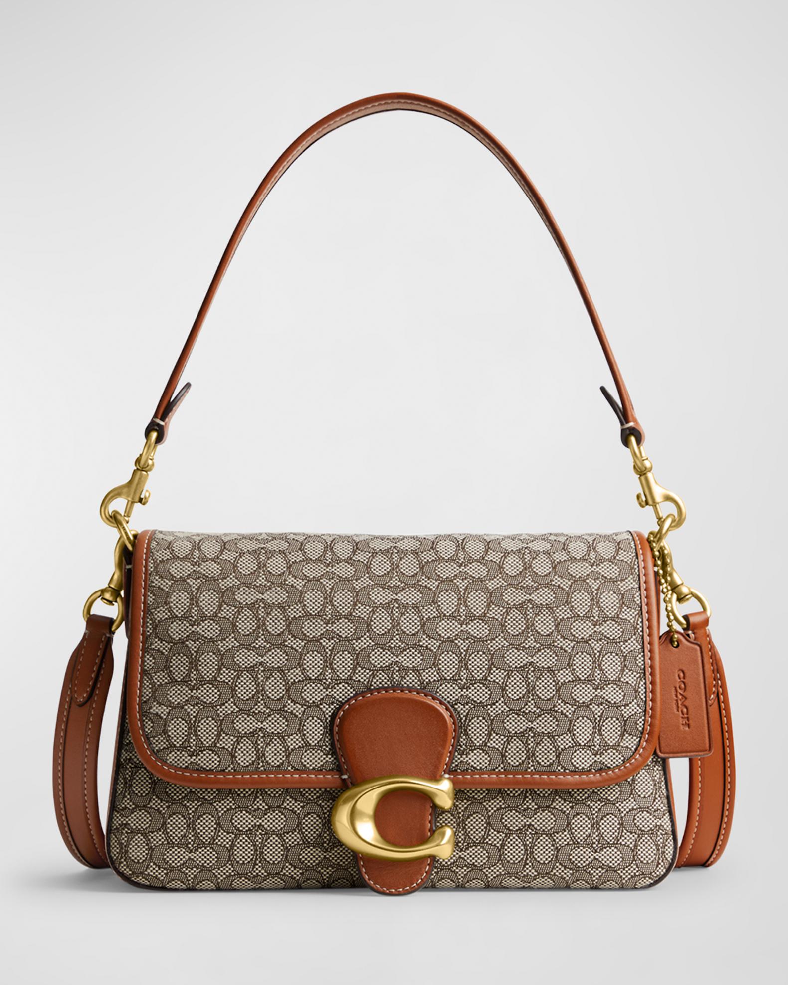 Coach Tabby Micro Signature Jacquard Shoulder Bag | Neiman Marcus