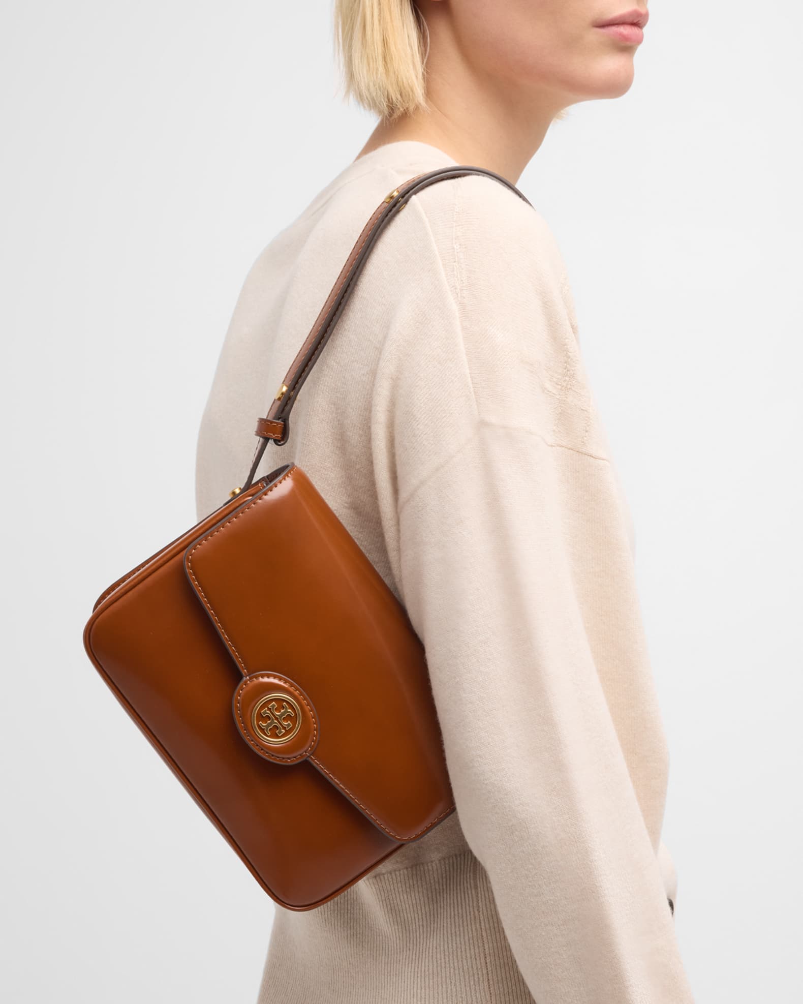 Tory burch patent leather tote 2025