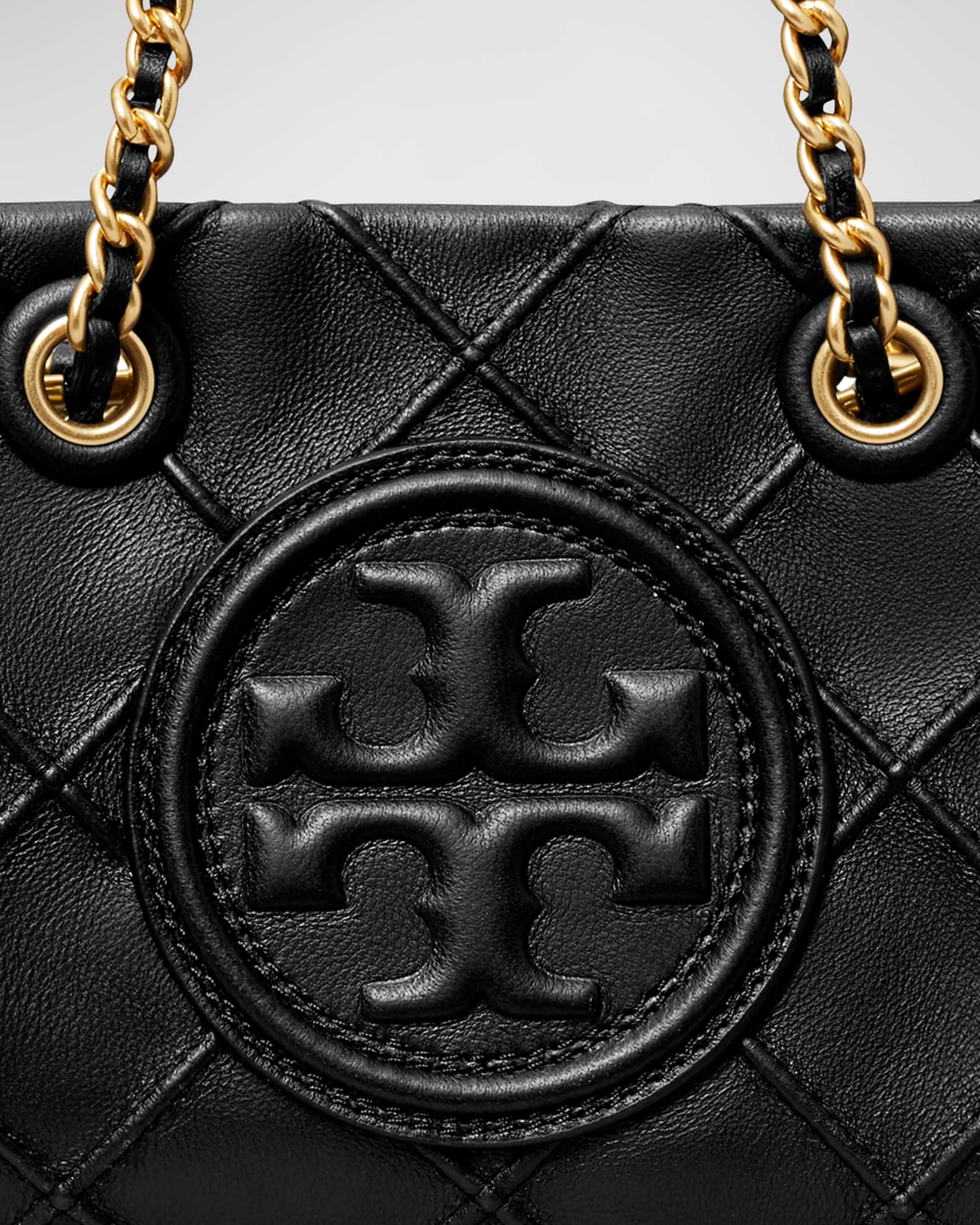 Tory burch fleming quilted leather tote new arrivals
