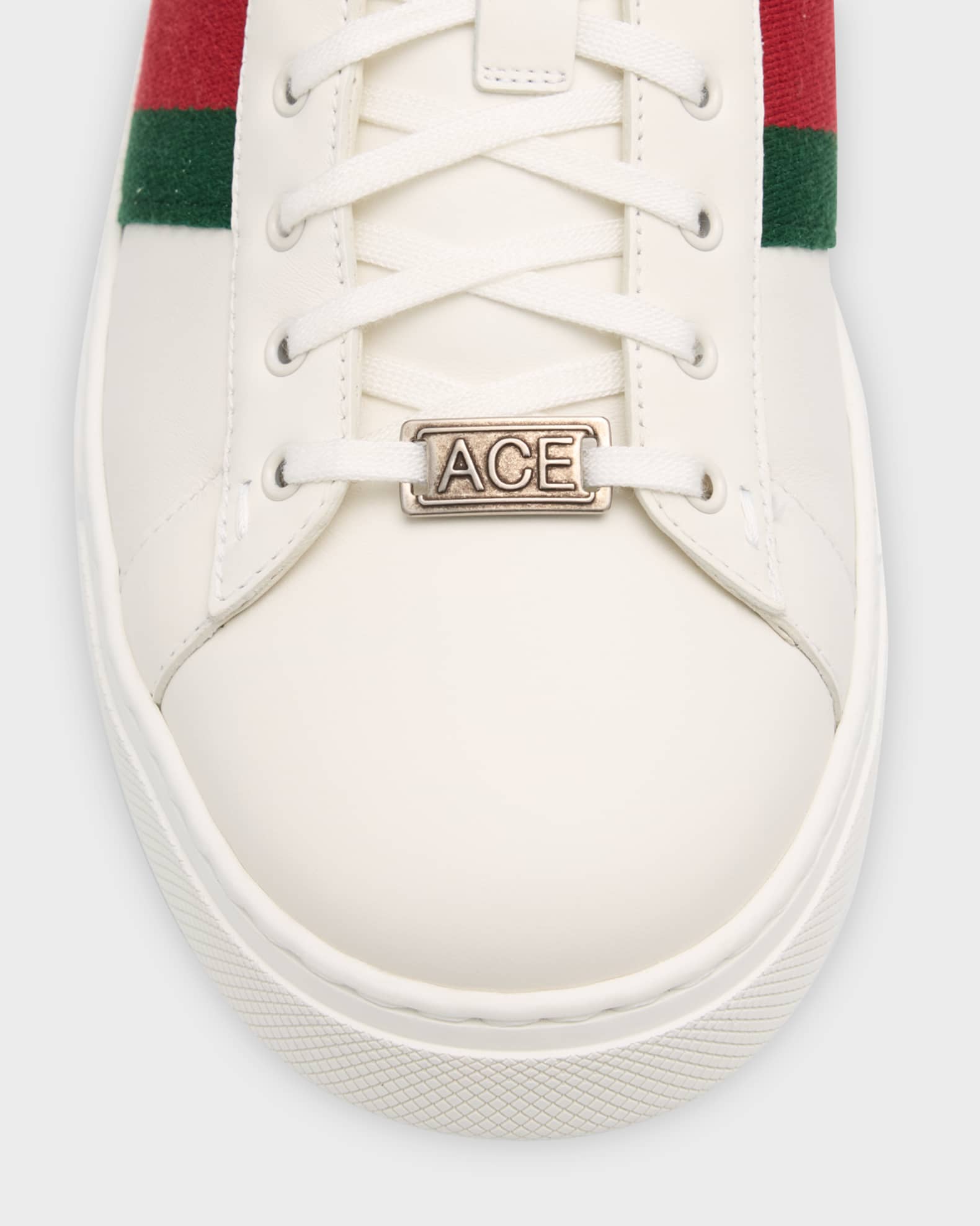 スニーカー GUCCI ACE LEATHER SNEAKERS Gucci Ace Leather Low-Top Sneakers | Saks Fifth Avenue