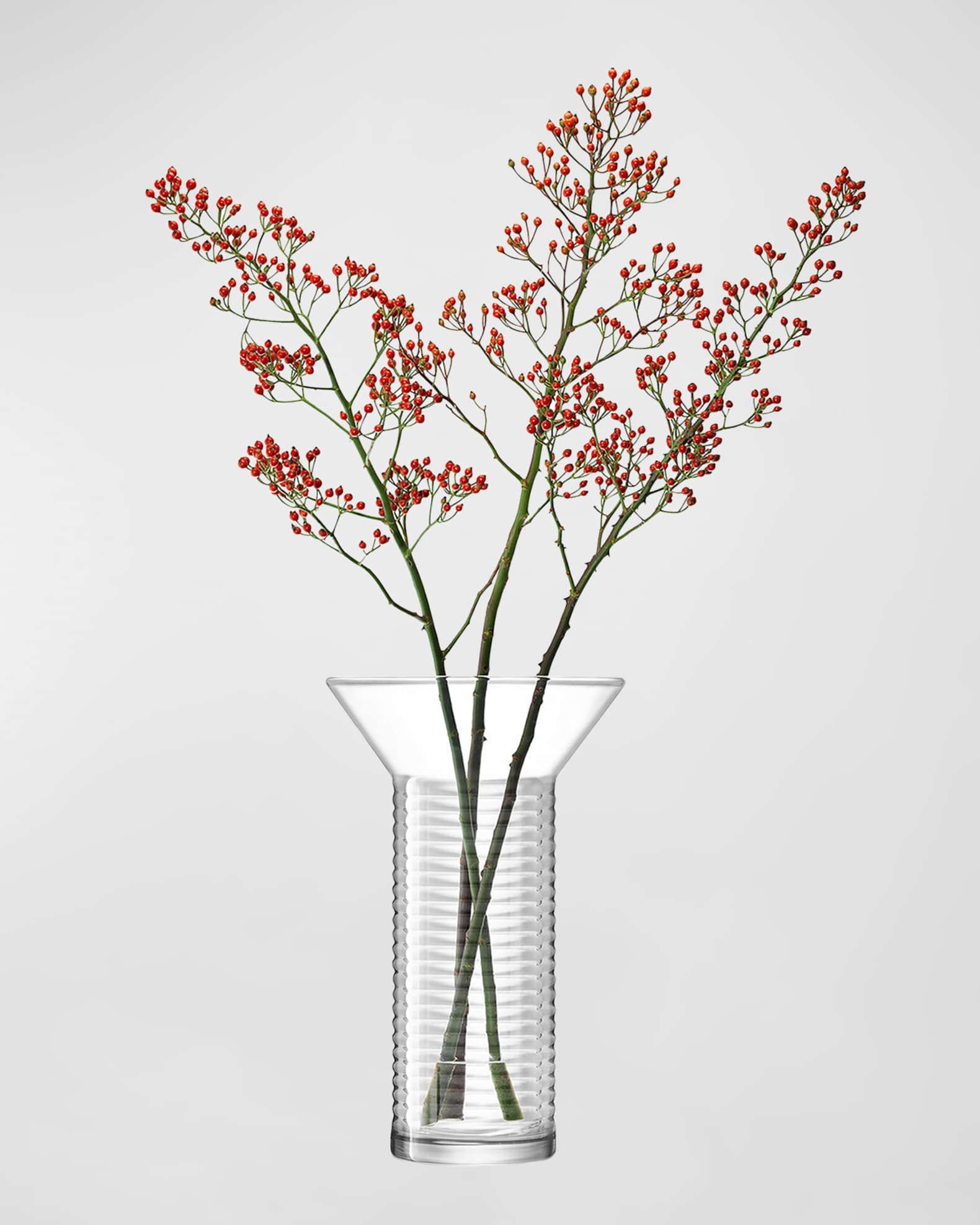 Union Clear Vase - 16" 1
