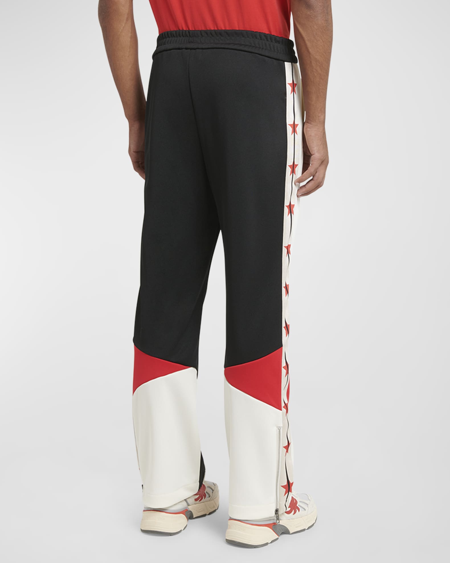 Palm Angels Black Trim Track Pants