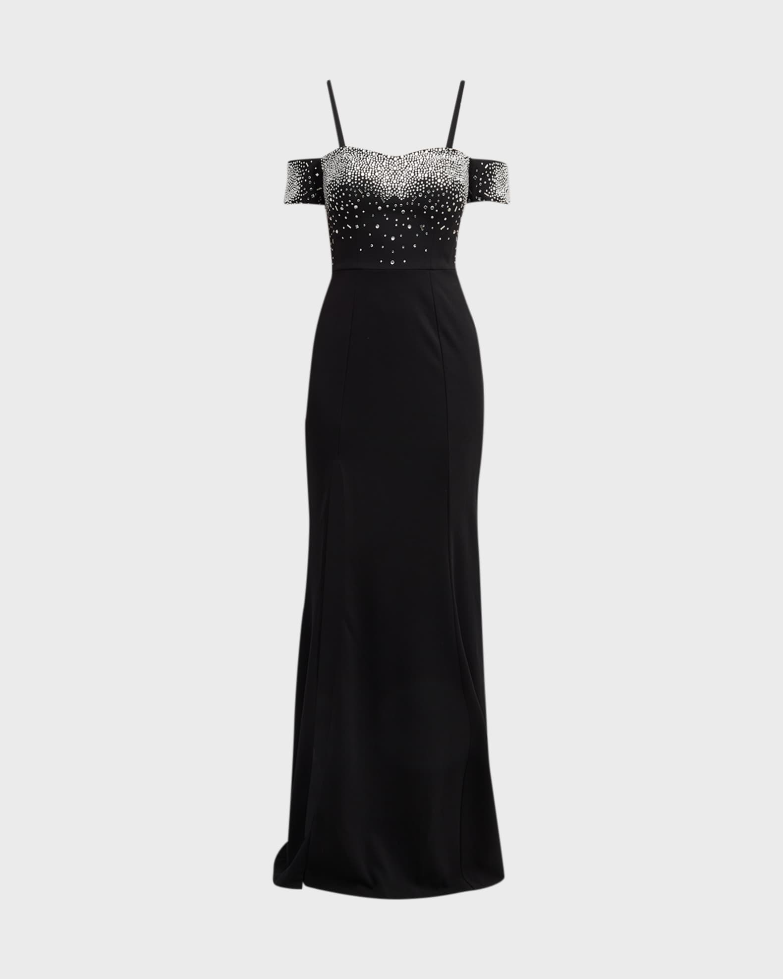Logan off the shoulder evening dress outlet