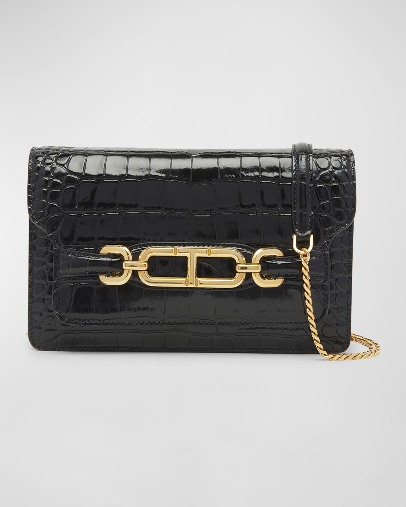 激安通販特集！ Bag Shoulder Small FORD TOM in Neiman | Leather Croc Stamped トートバッグ